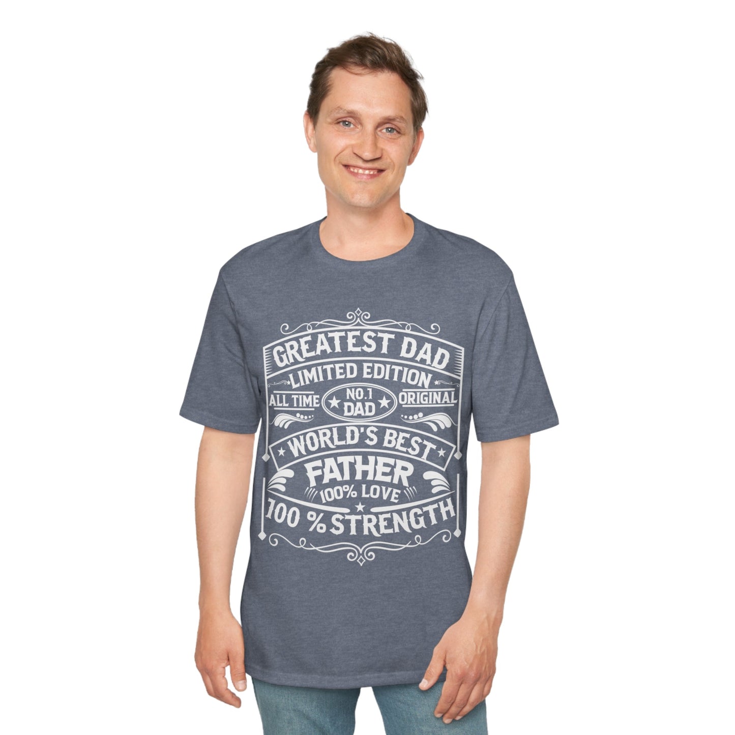 World's Greatest Dad Perfect Weight® Tee for Fathers Day - Moon & Starr Handcrafted Jewelry && More!