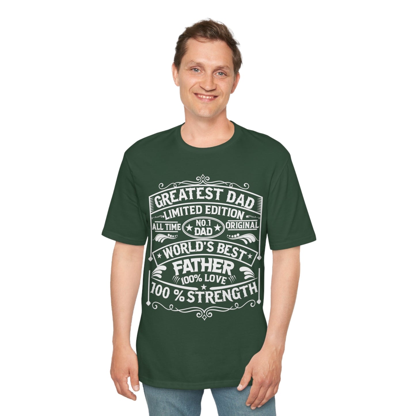 World's Greatest Dad Perfect Weight® Tee for Fathers Day - Moon & Starr Handcrafted Jewelry && More!