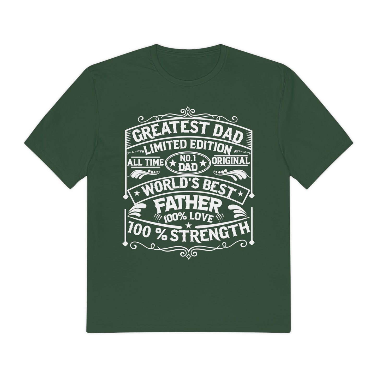 World's Greatest Dad Perfect Weight® Tee for Fathers Day - Moon & Starr Handcrafted Jewelry && More!