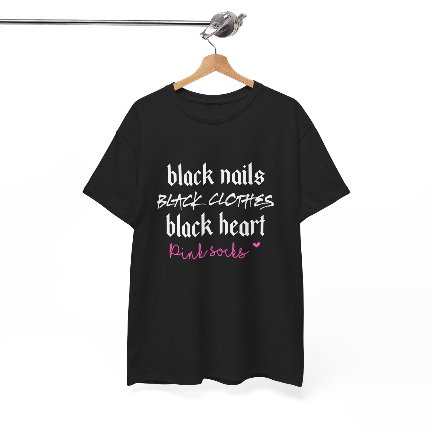 YB Reference Unisex Tee - Black/Pink Design - Moon & Starr Handcrafted LLC