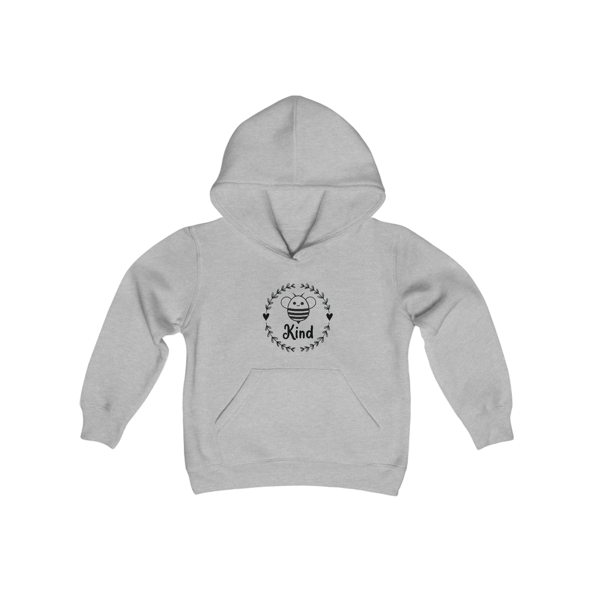 "Bee Kind" Youth Heavy Blend Hooded Sweatshirt - Moon & Starr Handcrafted Jewelry && More!