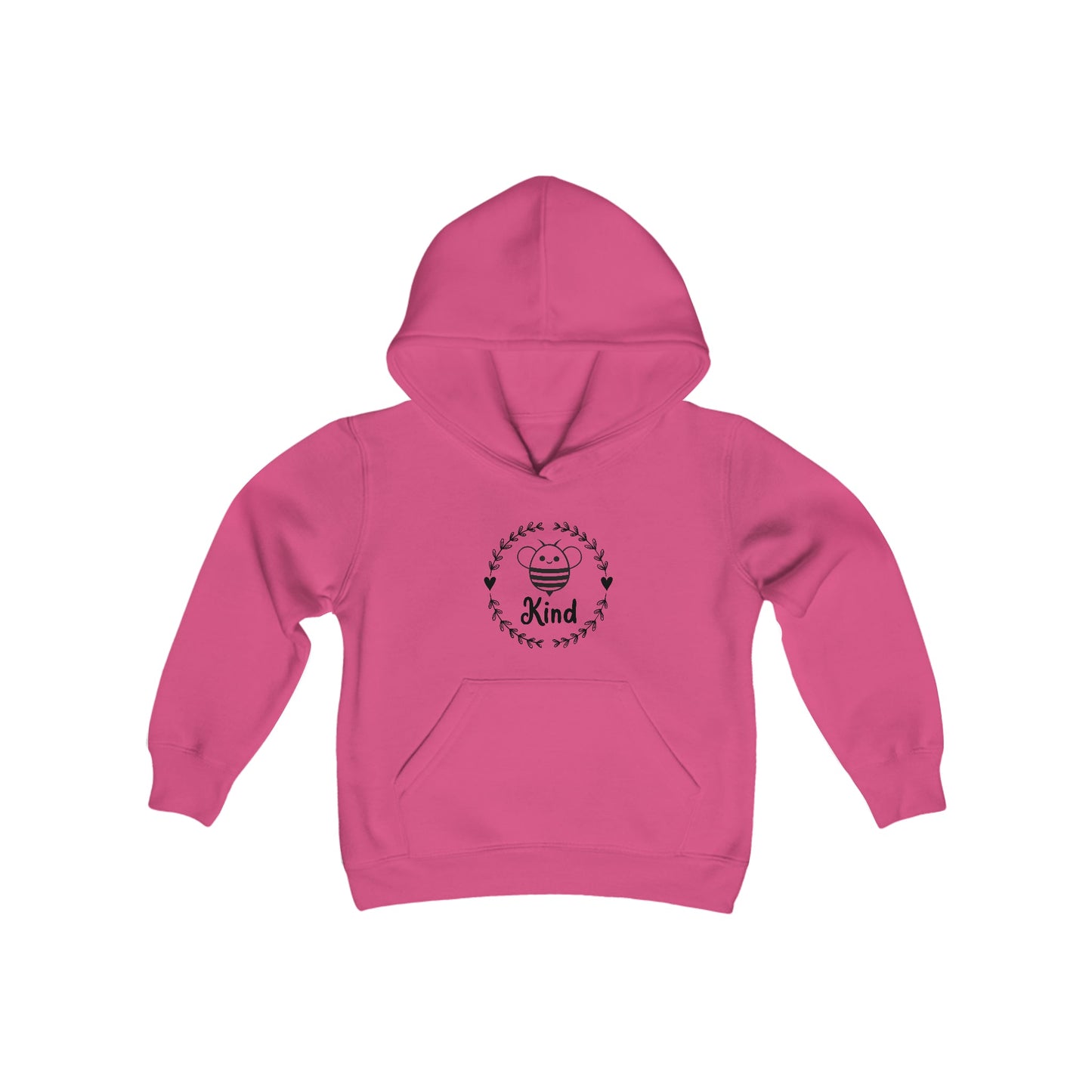 "Bee Kind" Youth Heavy Blend Hooded Sweatshirt - Moon & Starr Handcrafted Jewelry && More!