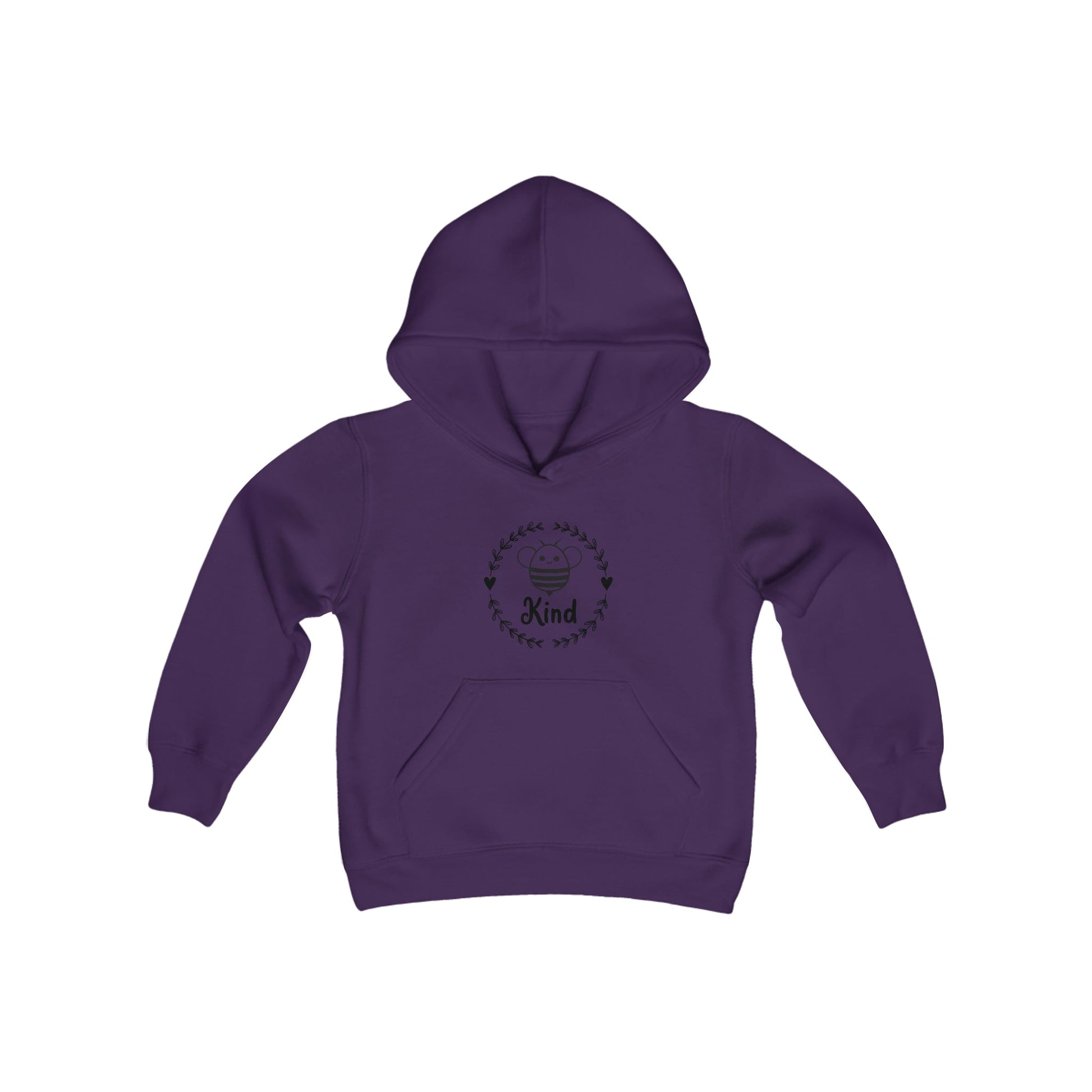 "Bee Kind" Youth Heavy Blend Hooded Sweatshirt - Moon & Starr Handcrafted Jewelry && More!