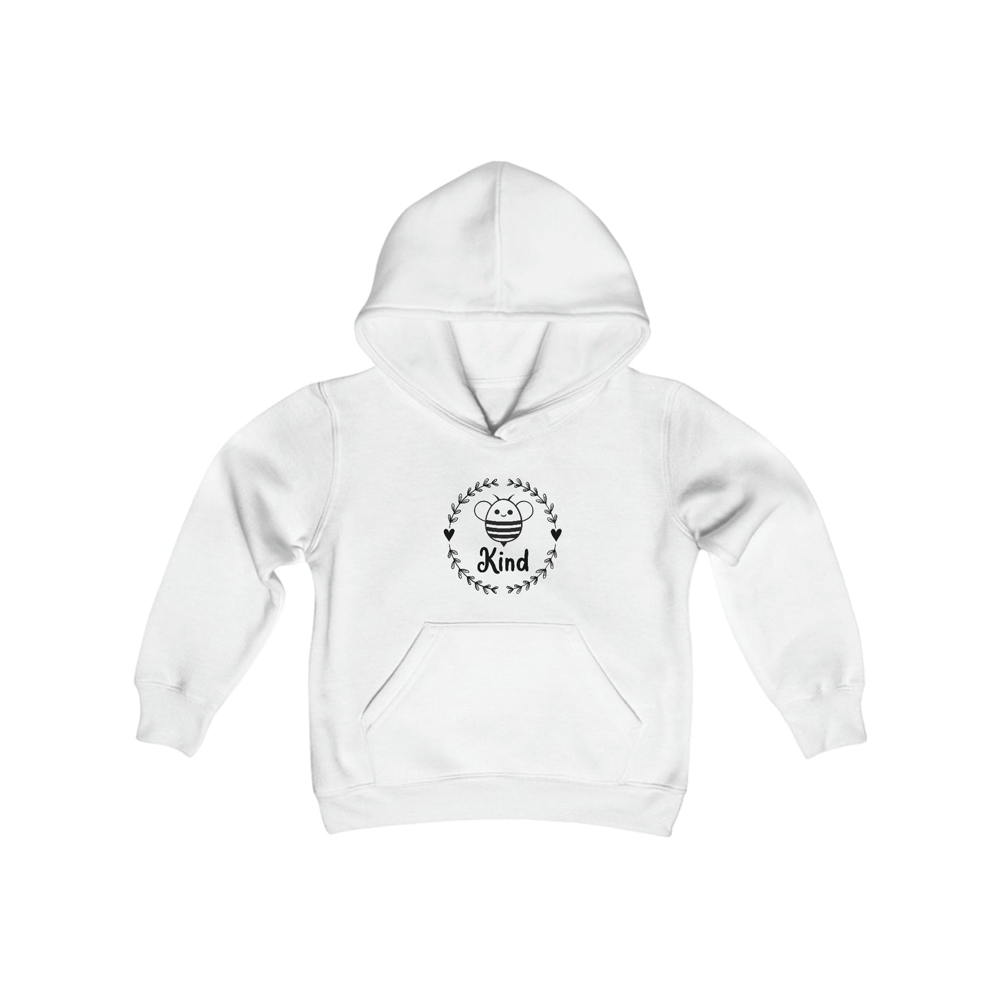 "Bee Kind" Youth Heavy Blend Hooded Sweatshirt - Moon & Starr Handcrafted Jewelry && More!