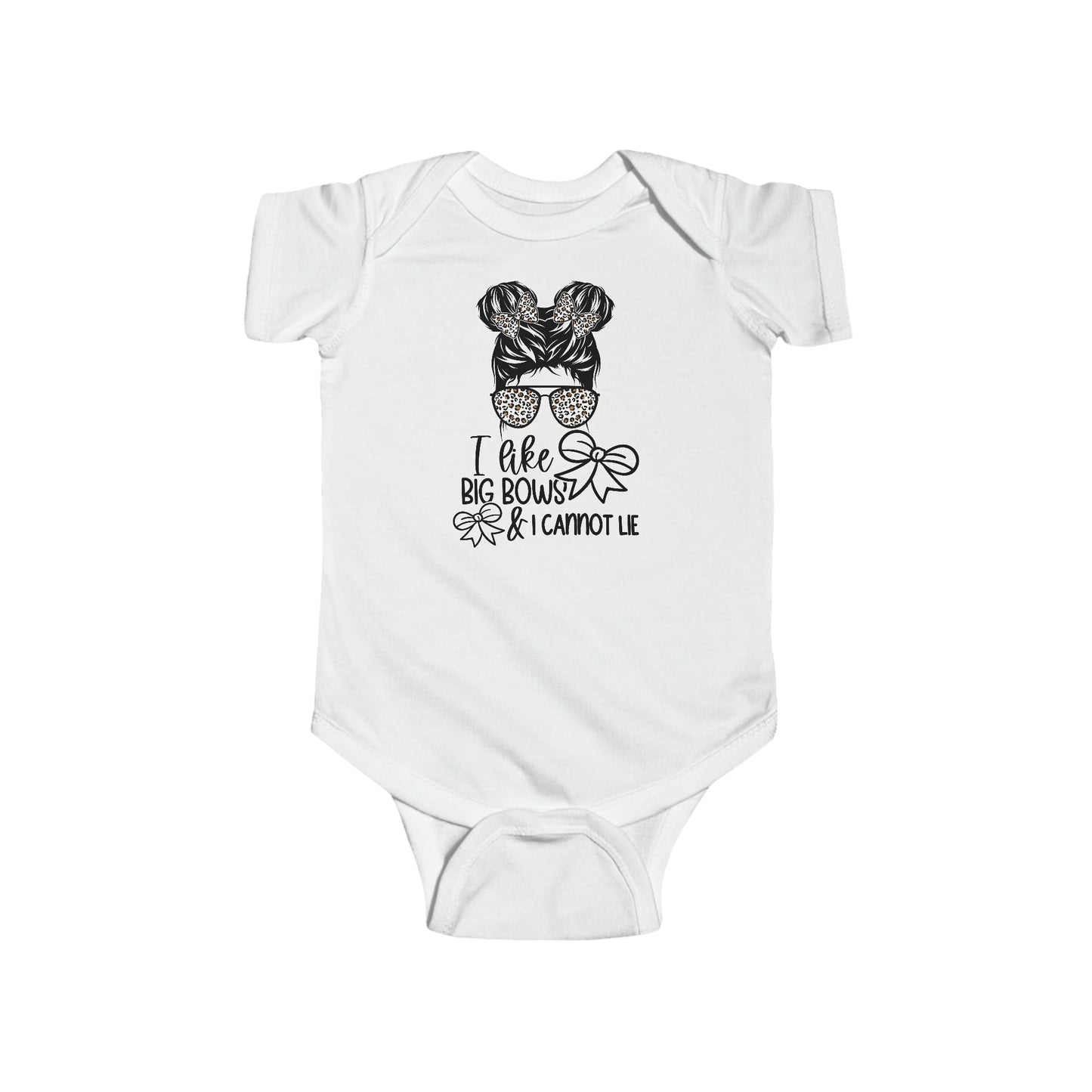 "Big Bows" Infant Fine Jersey Bodysuit - Moon & Starr Handcrafted Jewelry && More!