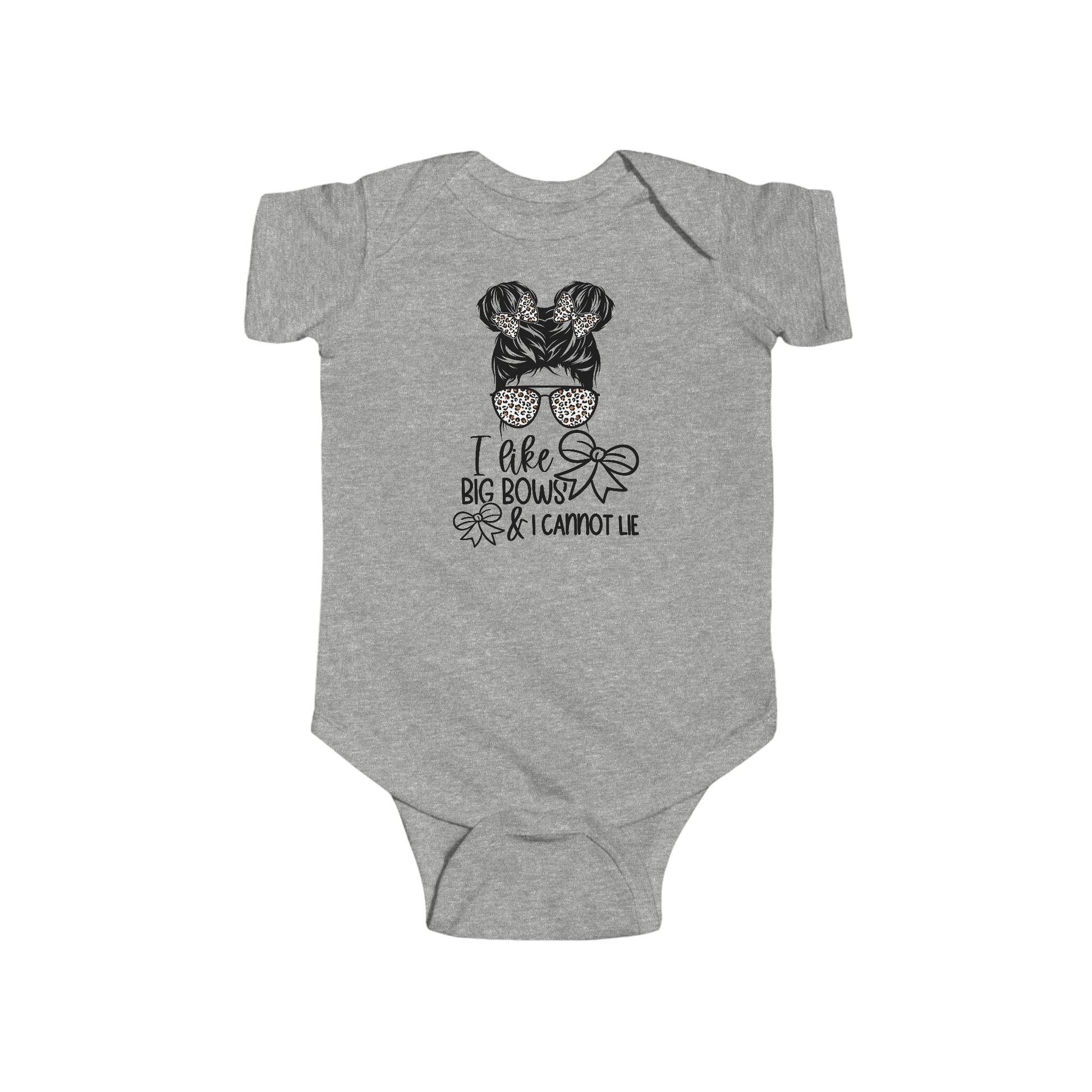 "Big Bows" Infant Fine Jersey Bodysuit - Moon & Starr Handcrafted Jewelry && More!