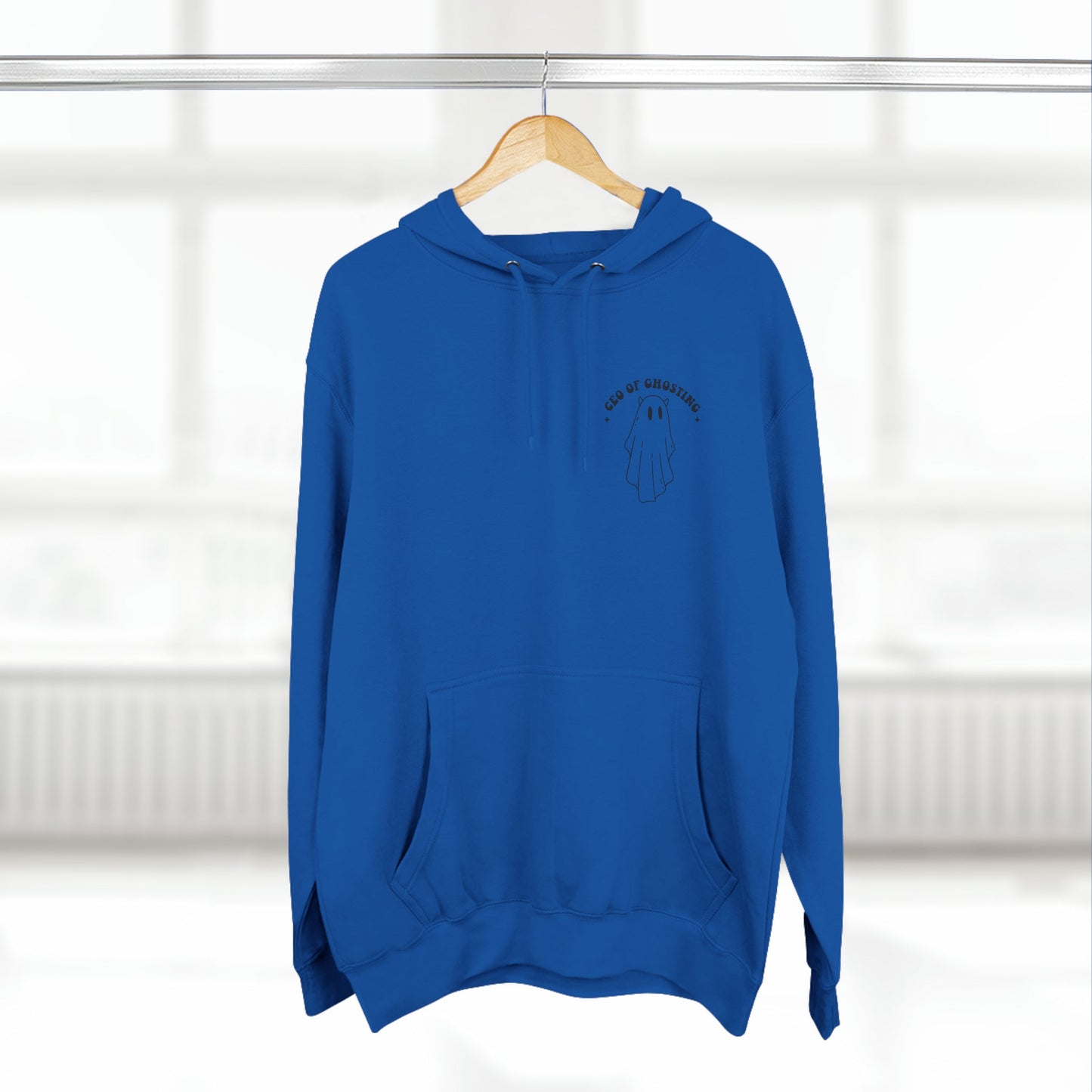 CEO Of Ghosting Three-Panel Fleece Hoodie - Moon & Starr Handcrafted Jewelry && More!