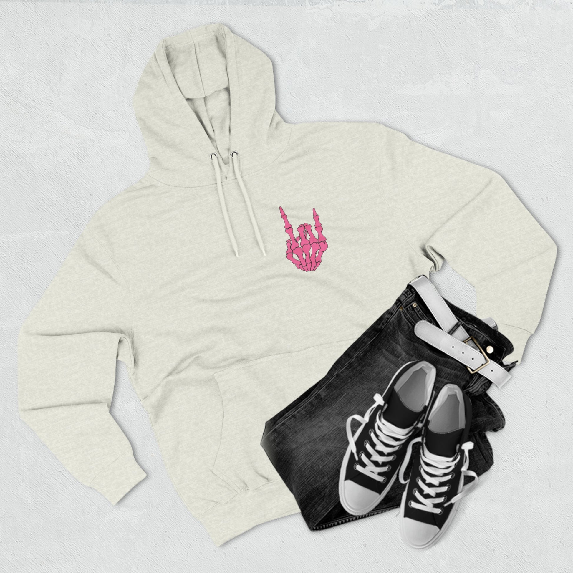 "Don't Talk To Me When I'm Overstimulated" Three-Panel Fleece Hoodie - Moon & Starr Handcrafted Jewelry && More!