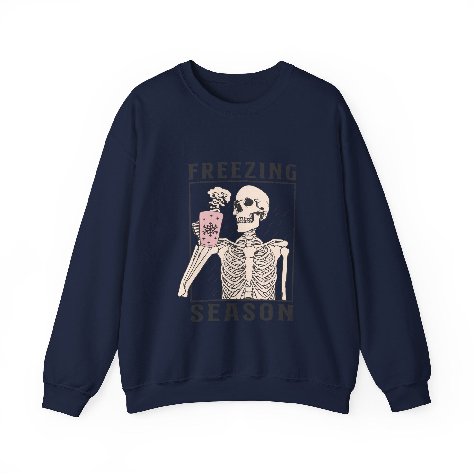 Freezing Season Unisex Heavy Blend™ Crewneck Sweatshirt - Moon & Starr Handcrafted Jewelry && More!