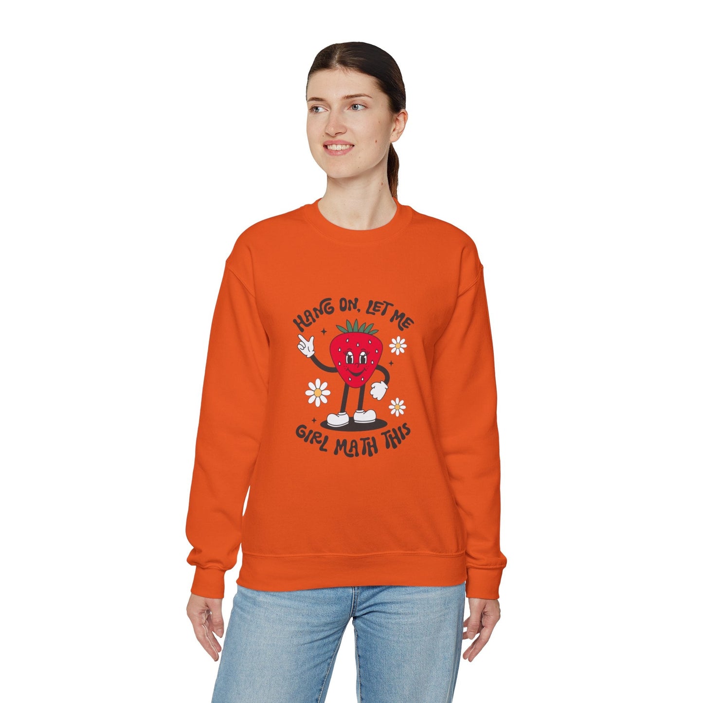 Girl Math Retro Unisex Heavy Blend™ Crewneck Sweatshirt - Moon & Starr Handcrafted Jewelry && More!