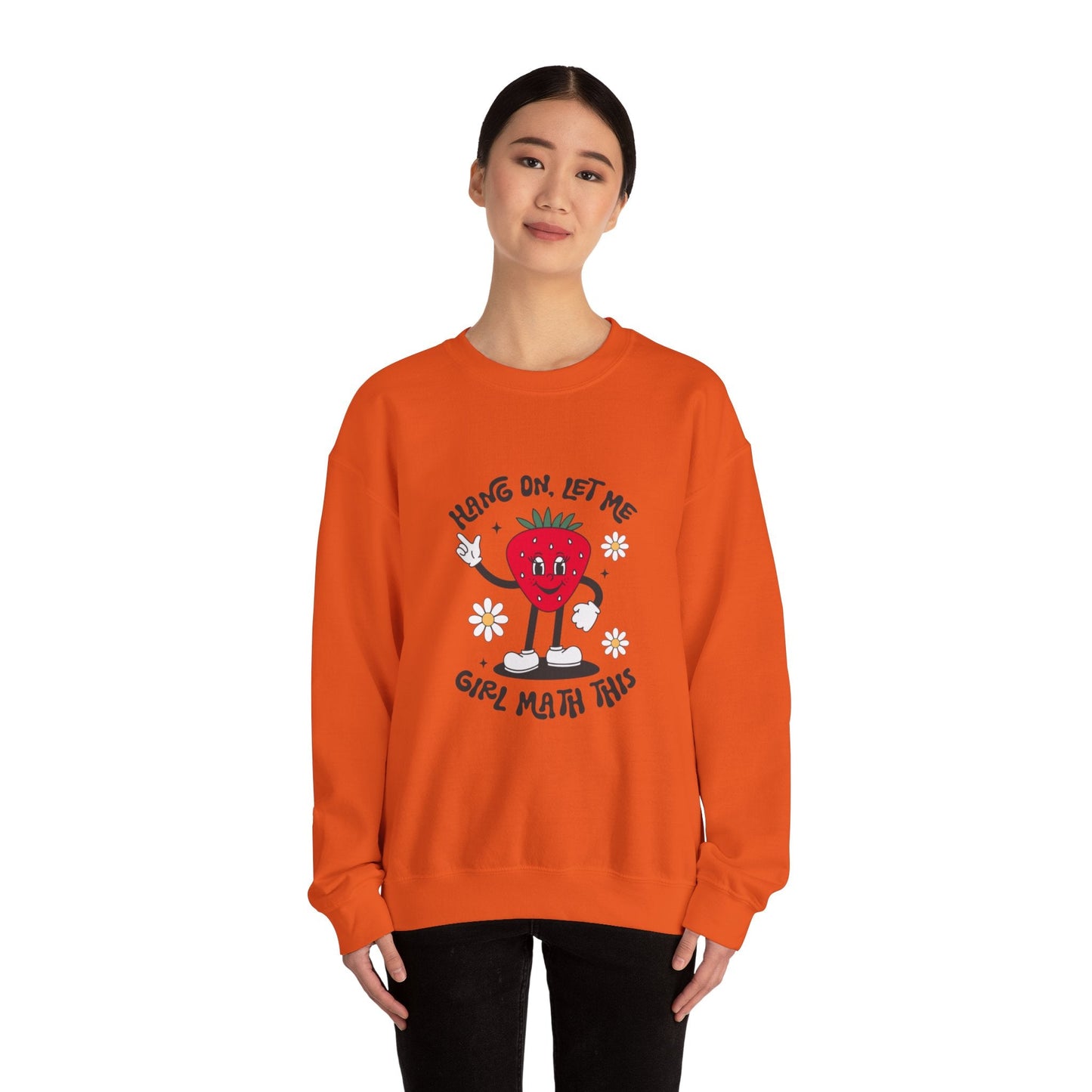 Girl Math Retro Unisex Heavy Blend™ Crewneck Sweatshirt - Moon & Starr Handcrafted Jewelry && More!