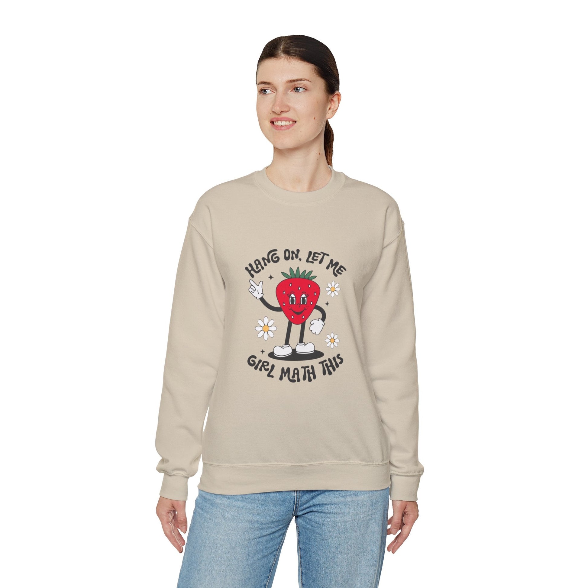 Girl Math Retro Unisex Heavy Blend™ Crewneck Sweatshirt - Moon & Starr Handcrafted Jewelry && More!