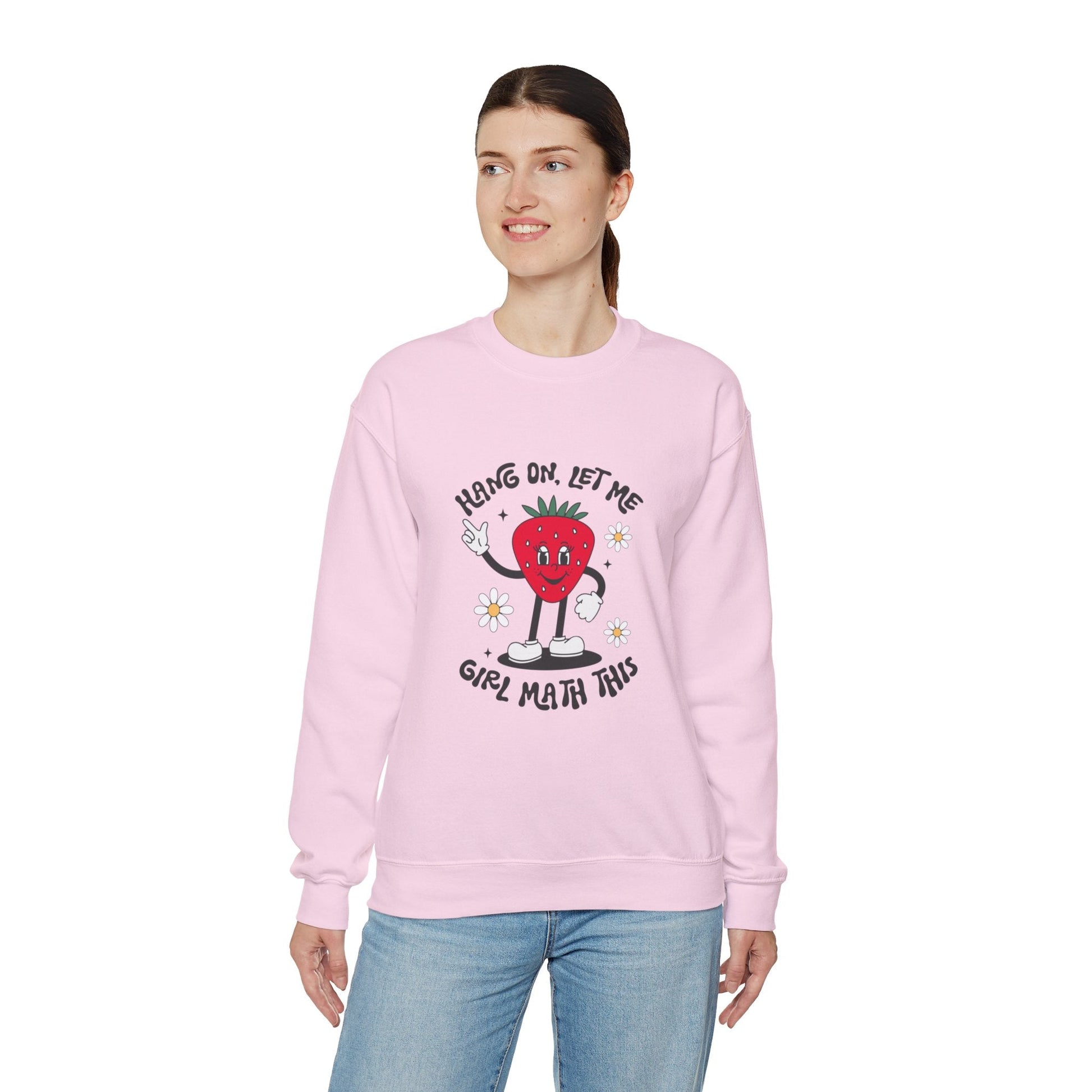 Girl Math Retro Unisex Heavy Blend™ Crewneck Sweatshirt - Moon & Starr Handcrafted Jewelry && More!