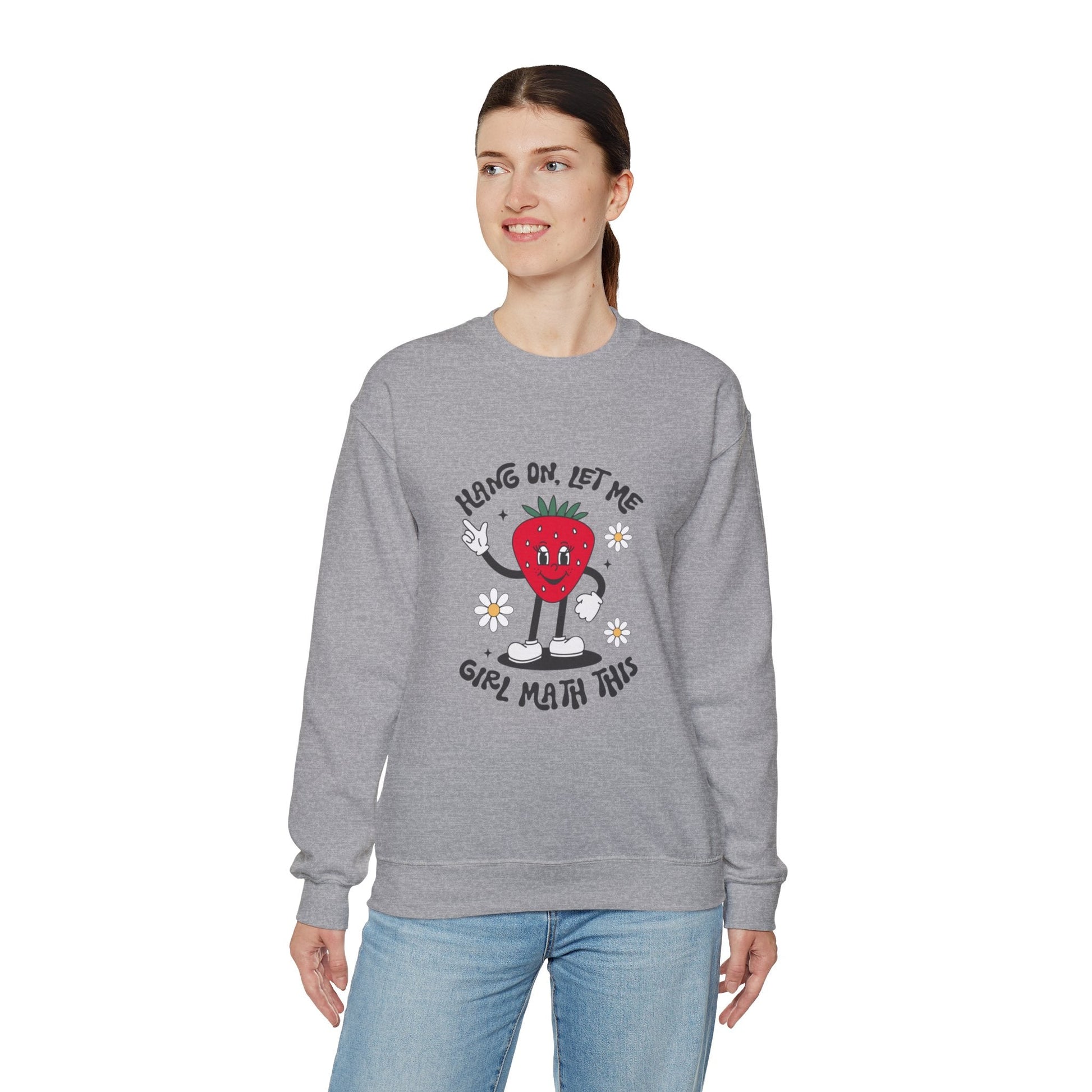 Girl Math Retro Unisex Heavy Blend™ Crewneck Sweatshirt - Moon & Starr Handcrafted Jewelry && More!