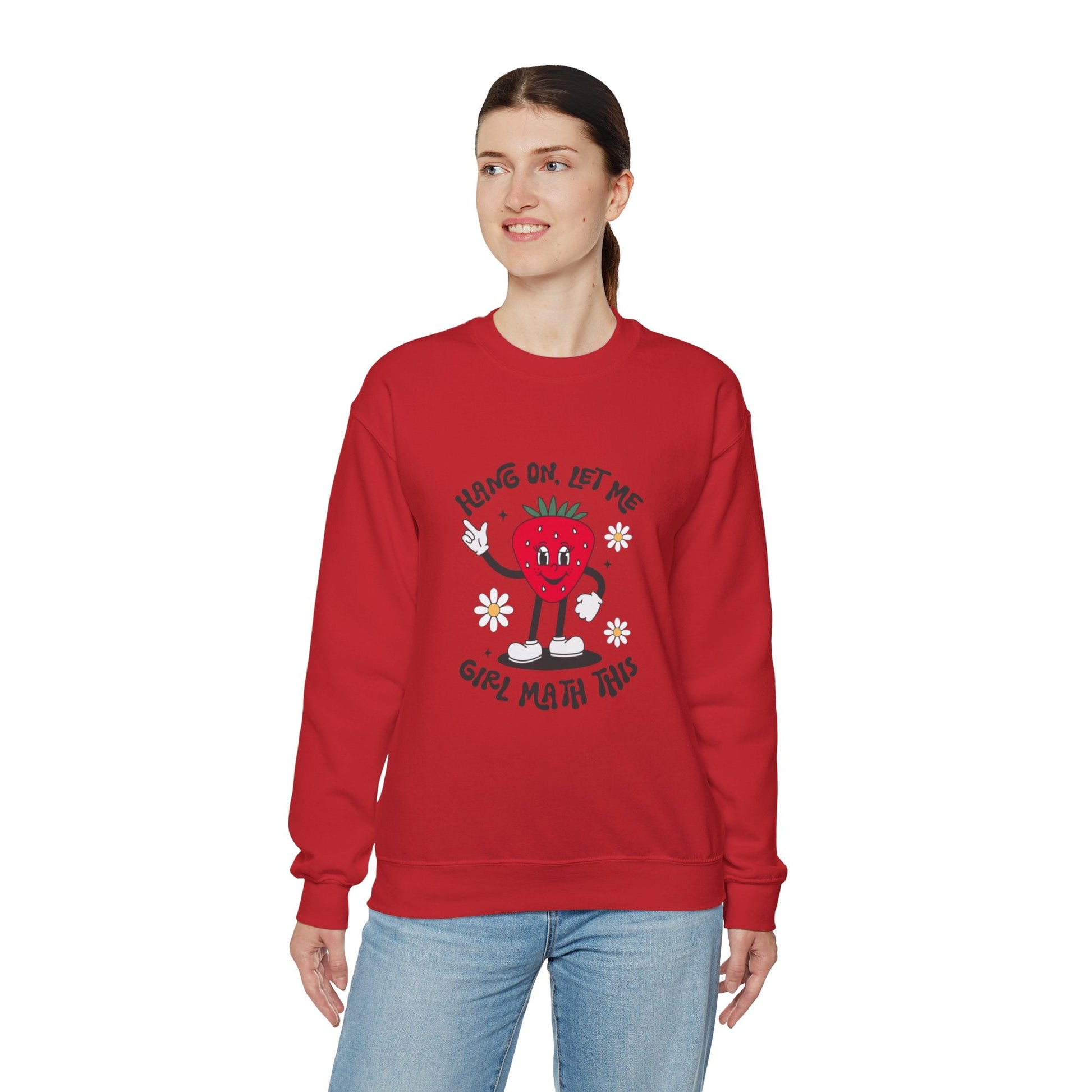 Girl Math Retro Unisex Heavy Blend™ Crewneck Sweatshirt - Moon & Starr Handcrafted Jewelry && More!