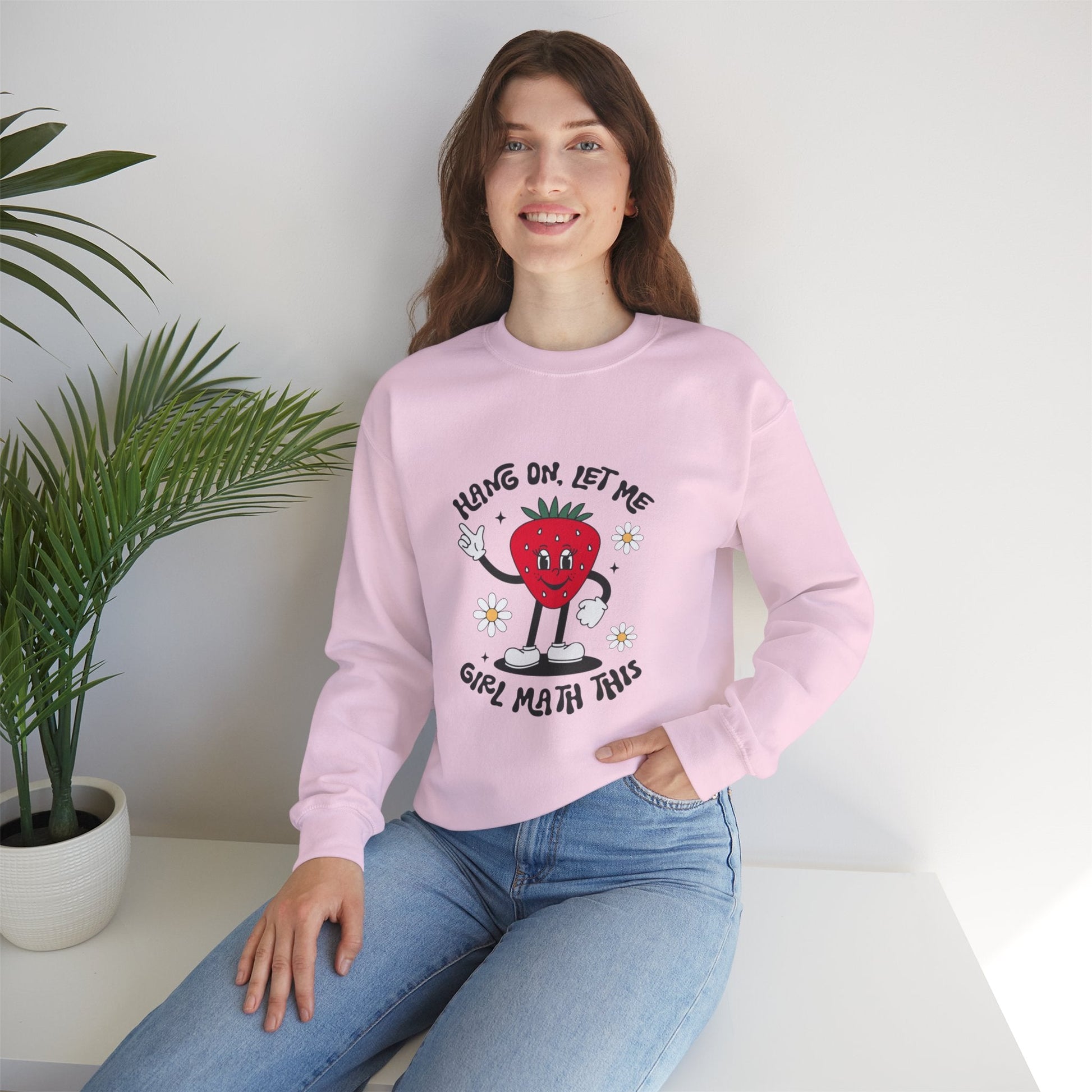 Girl Math Retro Unisex Heavy Blend™ Crewneck Sweatshirt - Moon & Starr Handcrafted Jewelry && More!