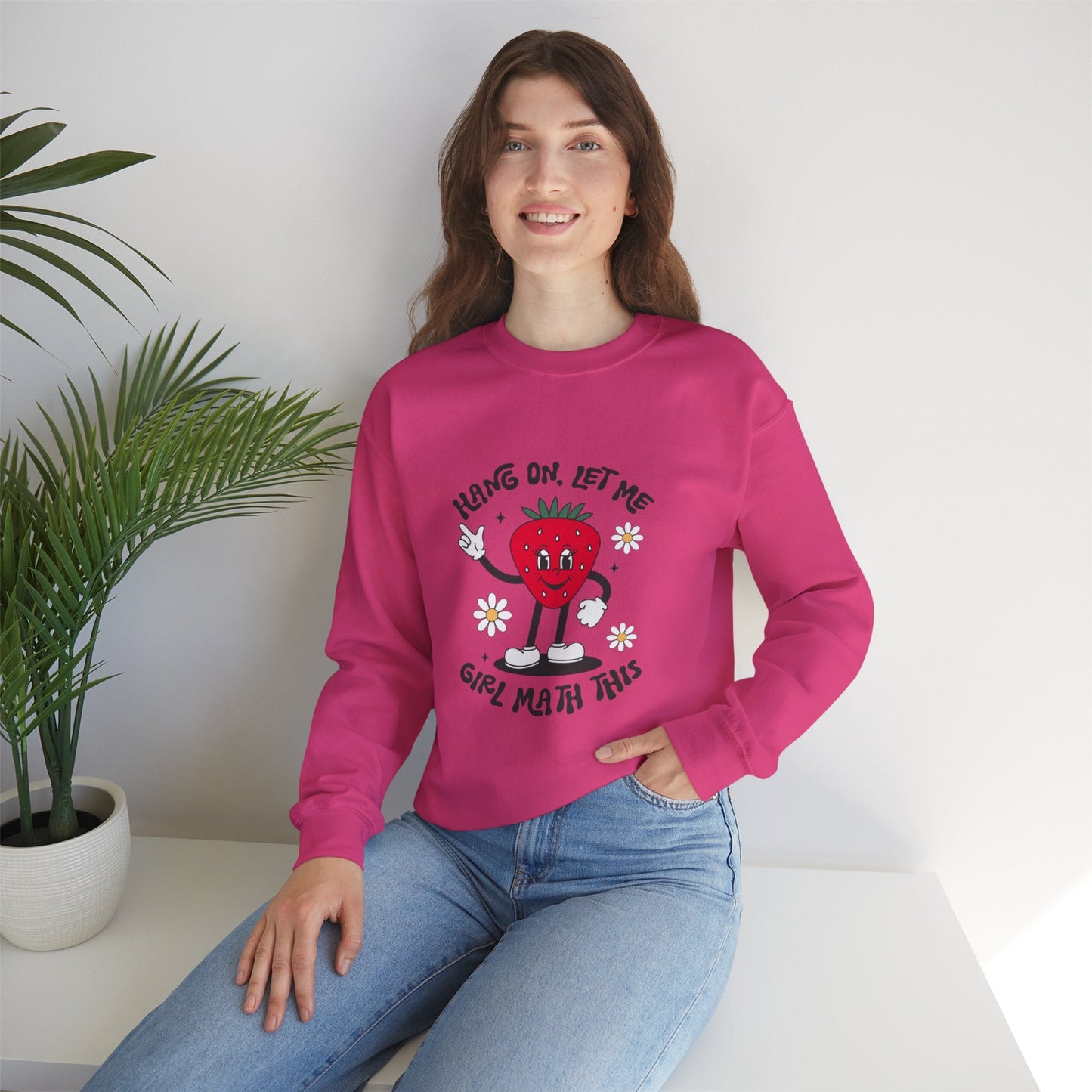 Girl Math Retro Unisex Heavy Blend™ Crewneck Sweatshirt - Moon & Starr Handcrafted Jewelry && More!