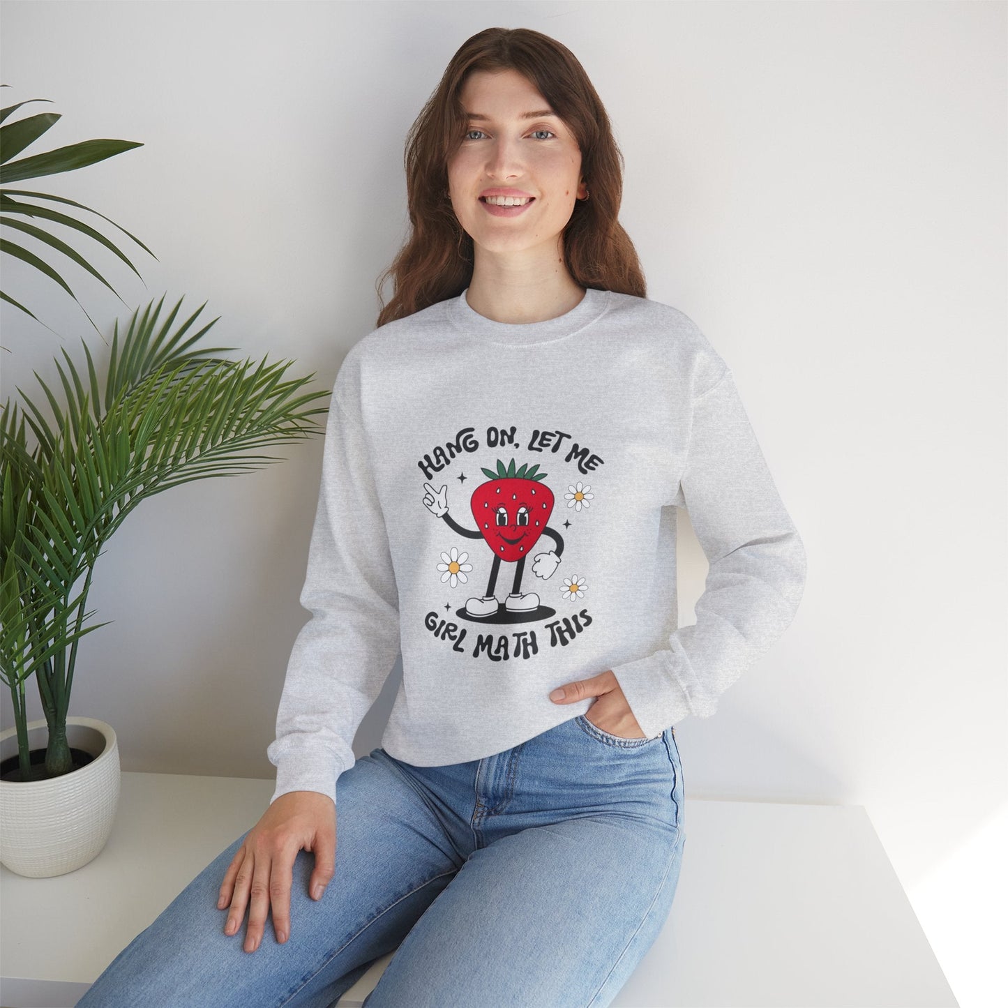 Girl Math Retro Unisex Heavy Blend™ Crewneck Sweatshirt - Moon & Starr Handcrafted Jewelry && More!