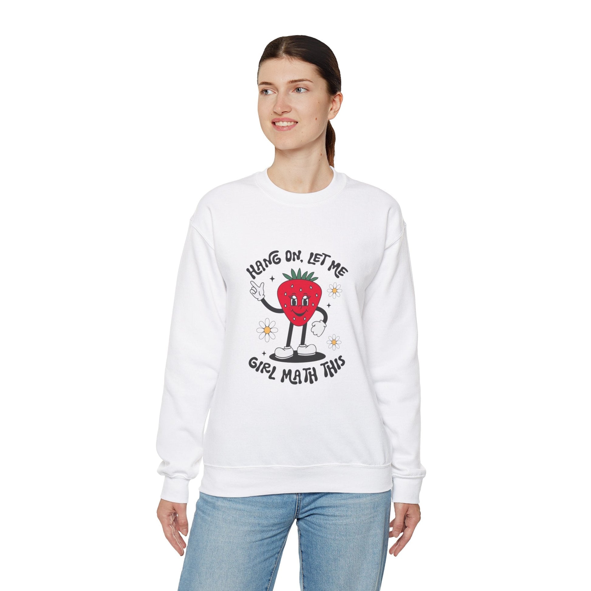 Girl Math Retro Unisex Heavy Blend™ Crewneck Sweatshirt - Moon & Starr Handcrafted Jewelry && More!