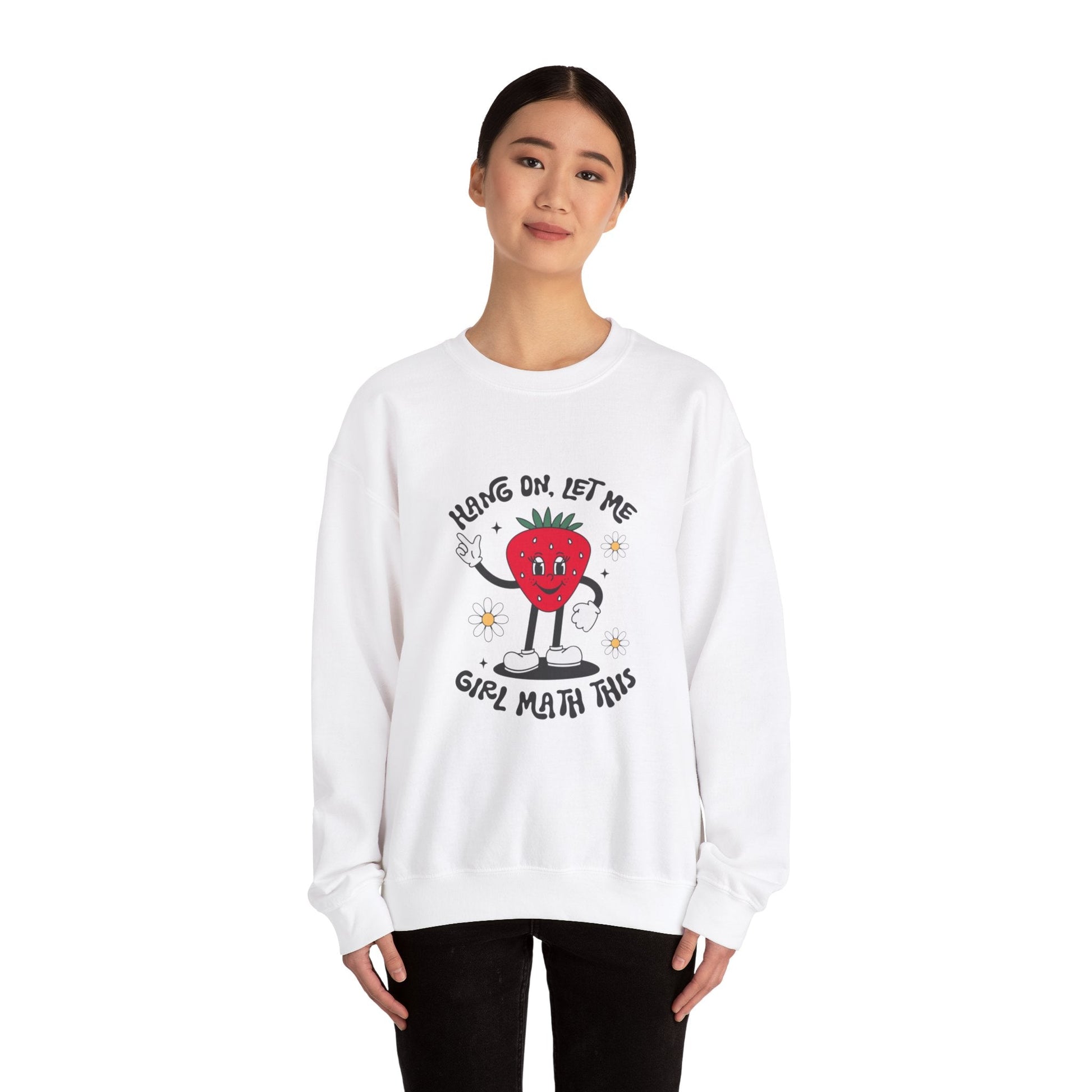 Girl Math Retro Unisex Heavy Blend™ Crewneck Sweatshirt - Moon & Starr Handcrafted Jewelry && More!