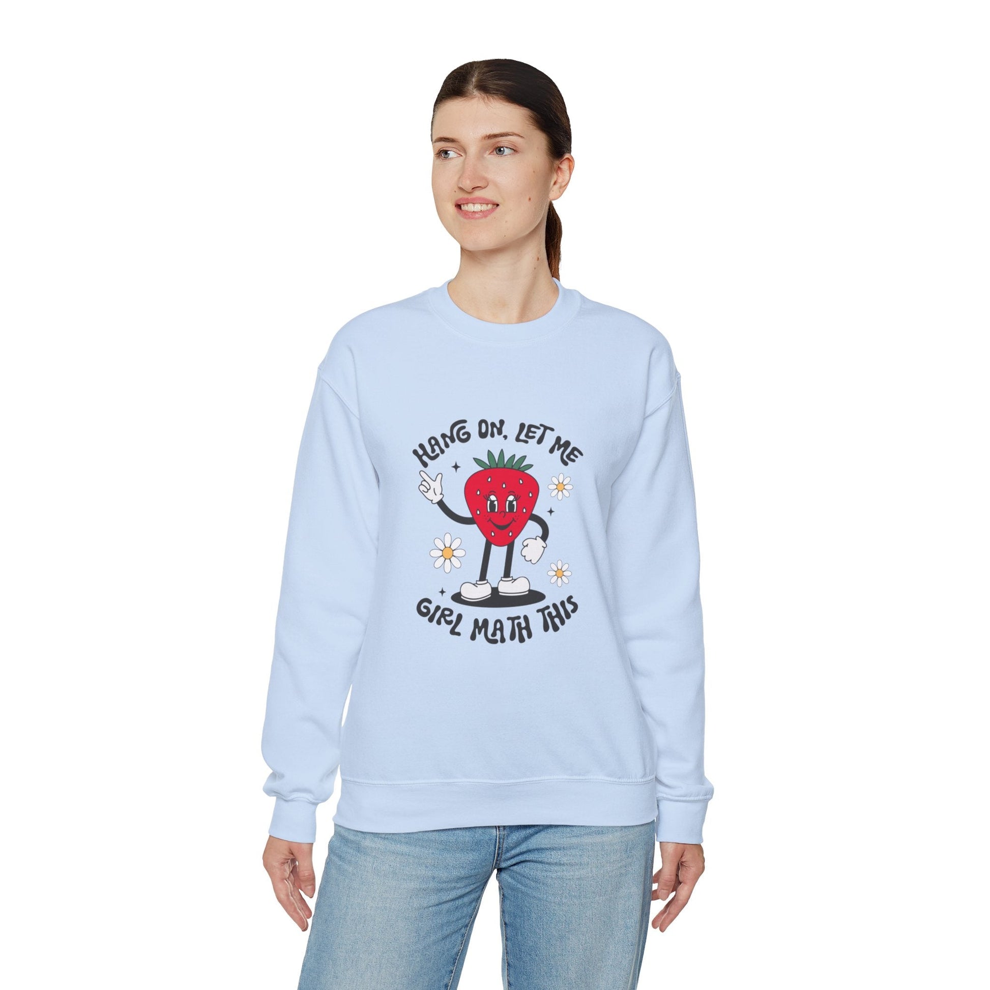 Girl Math Retro Unisex Heavy Blend™ Crewneck Sweatshirt - Moon & Starr Handcrafted Jewelry && More!