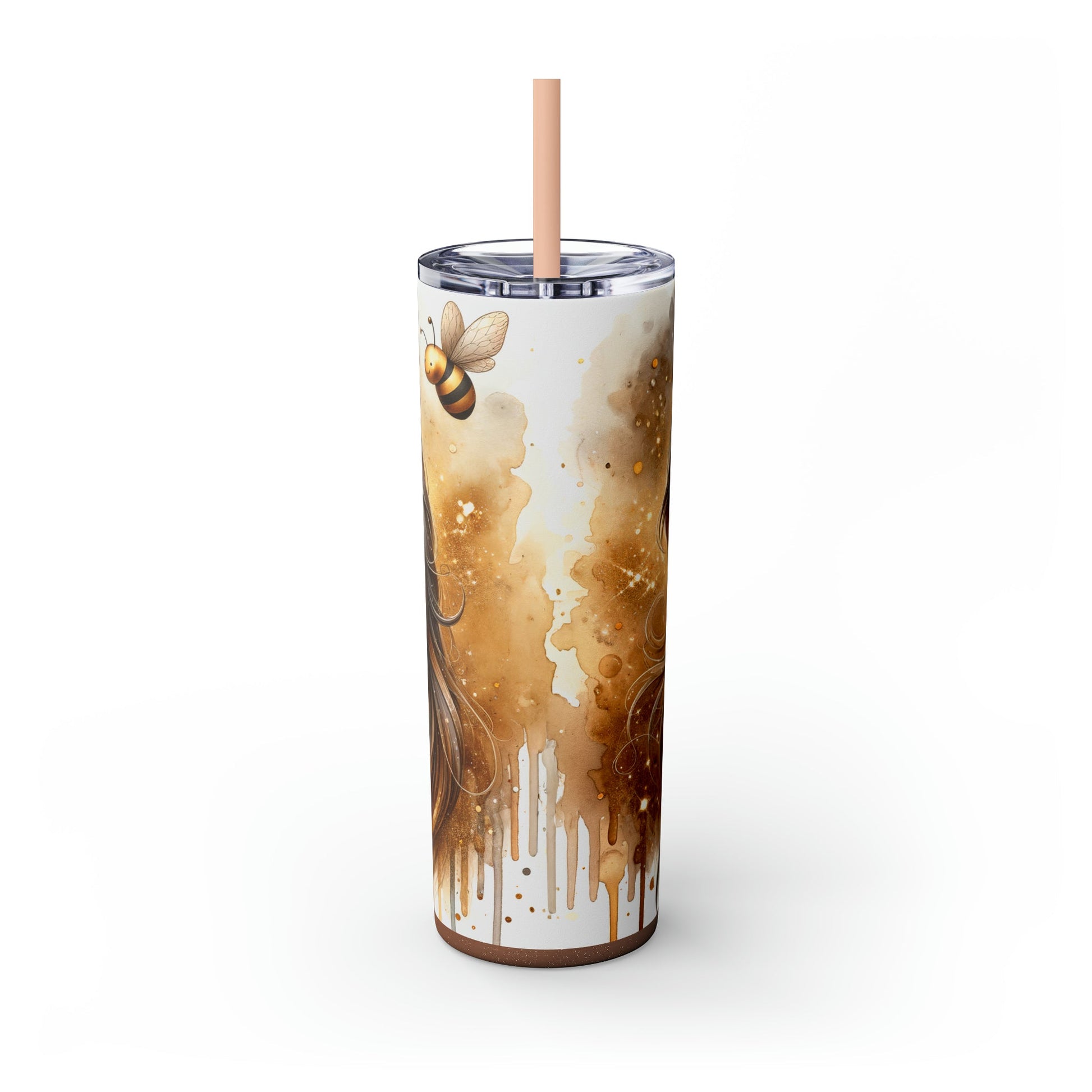 Golden Unicorn Skinny Tumbler with Straw, 20oz - Moon & Starr Handcrafted Jewelry && More!
