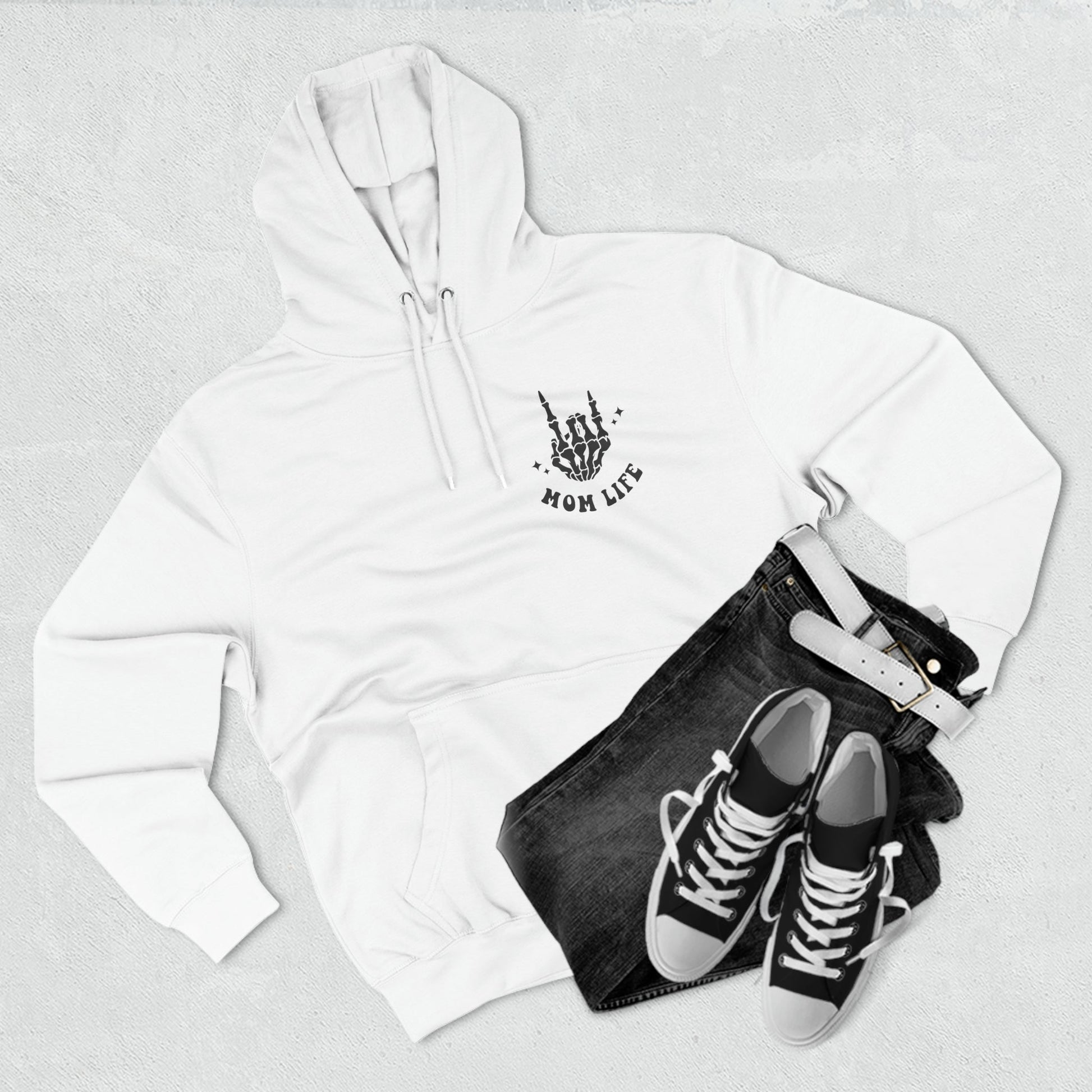 I Used To Be Cool Mom Life Three-Panel Fleece Hoodie - Moon & Starr Handcrafted Jewelry && More!