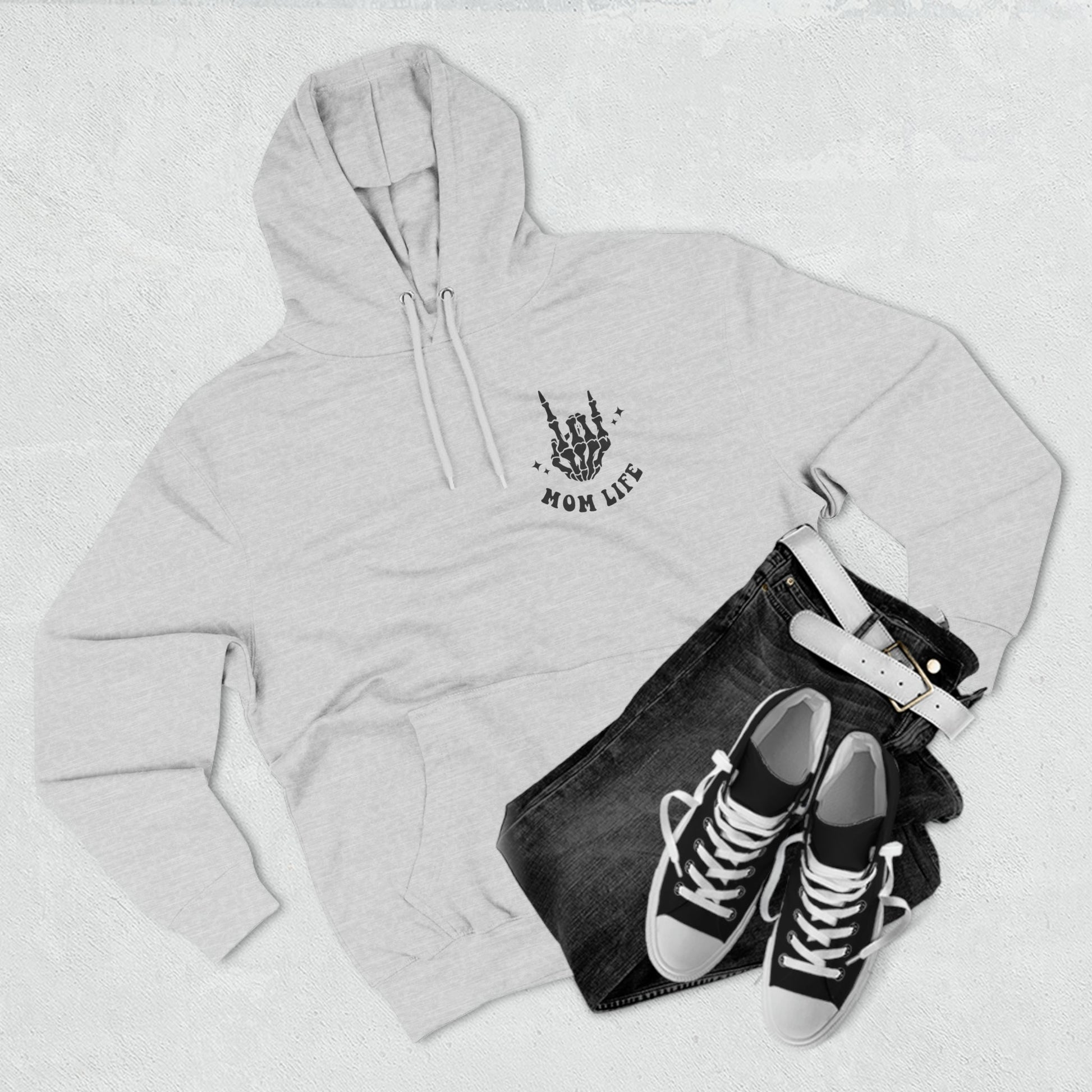 I Used To Be Cool Mom Life Three-Panel Fleece Hoodie - Moon & Starr Handcrafted Jewelry && More!