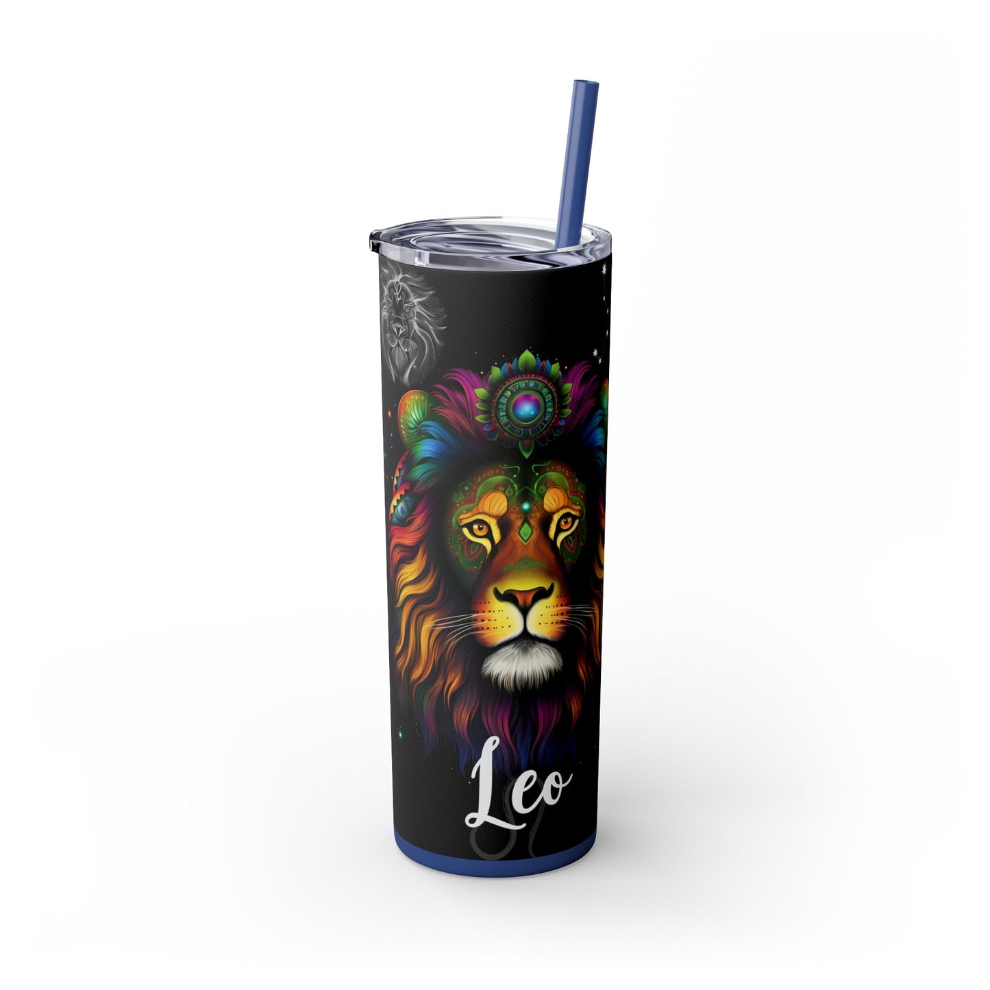 Leo Nutrition Facts Skinny Tumbler with Straw, 20oz - Moon & Starr Handcrafted Jewelry && More!