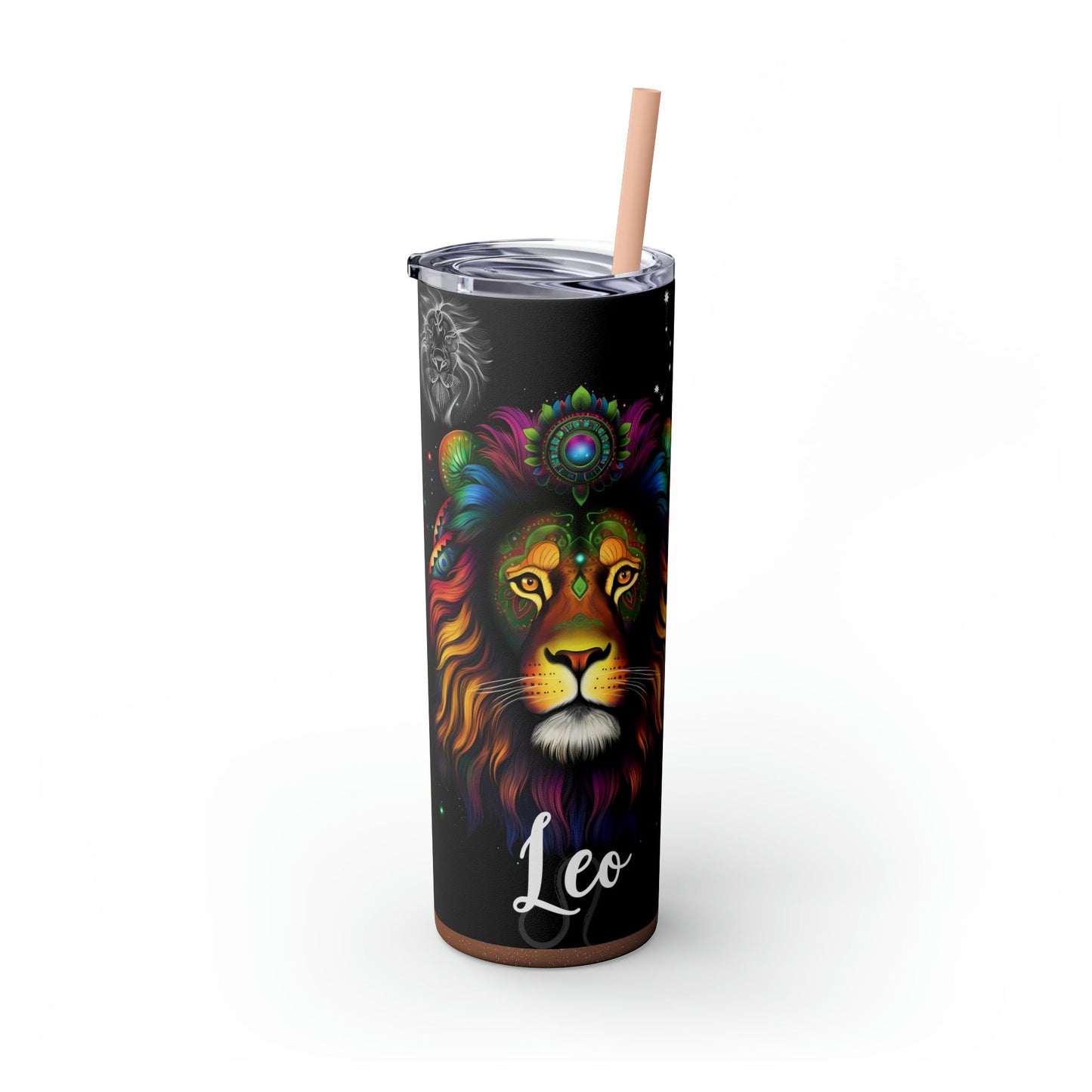 Leo Nutrition Facts Skinny Tumbler with Straw, 20oz - Moon & Starr Handcrafted Jewelry && More!