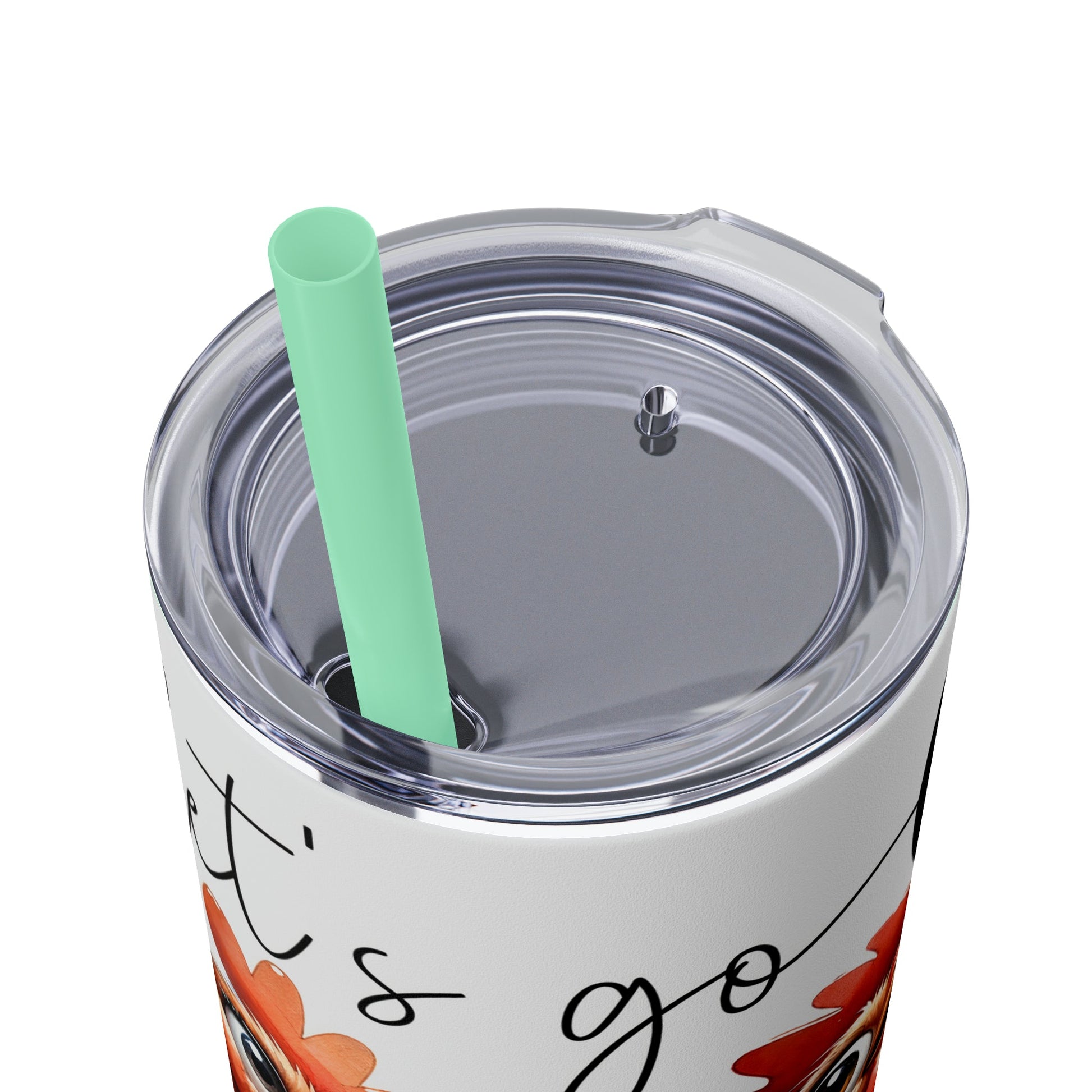 Let's Go Girls Funny Chicken Skinny Tumbler with Straw, 20oz - Moon & Starr Handcrafted Jewelry && More!