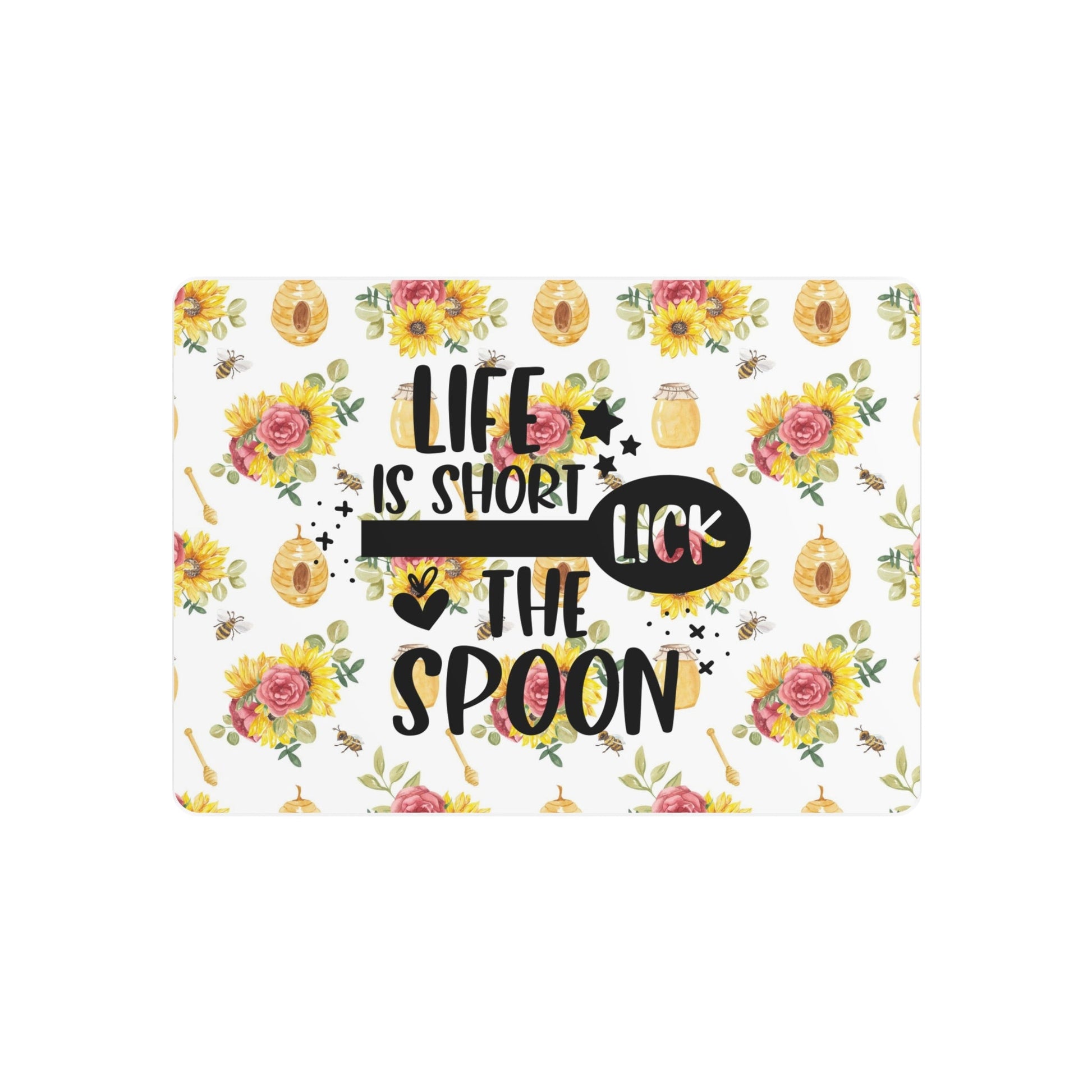 "Life is short" Farmhouse bees Metal Art Sign - Moon & Starr Handcrafted Jewelry && More!