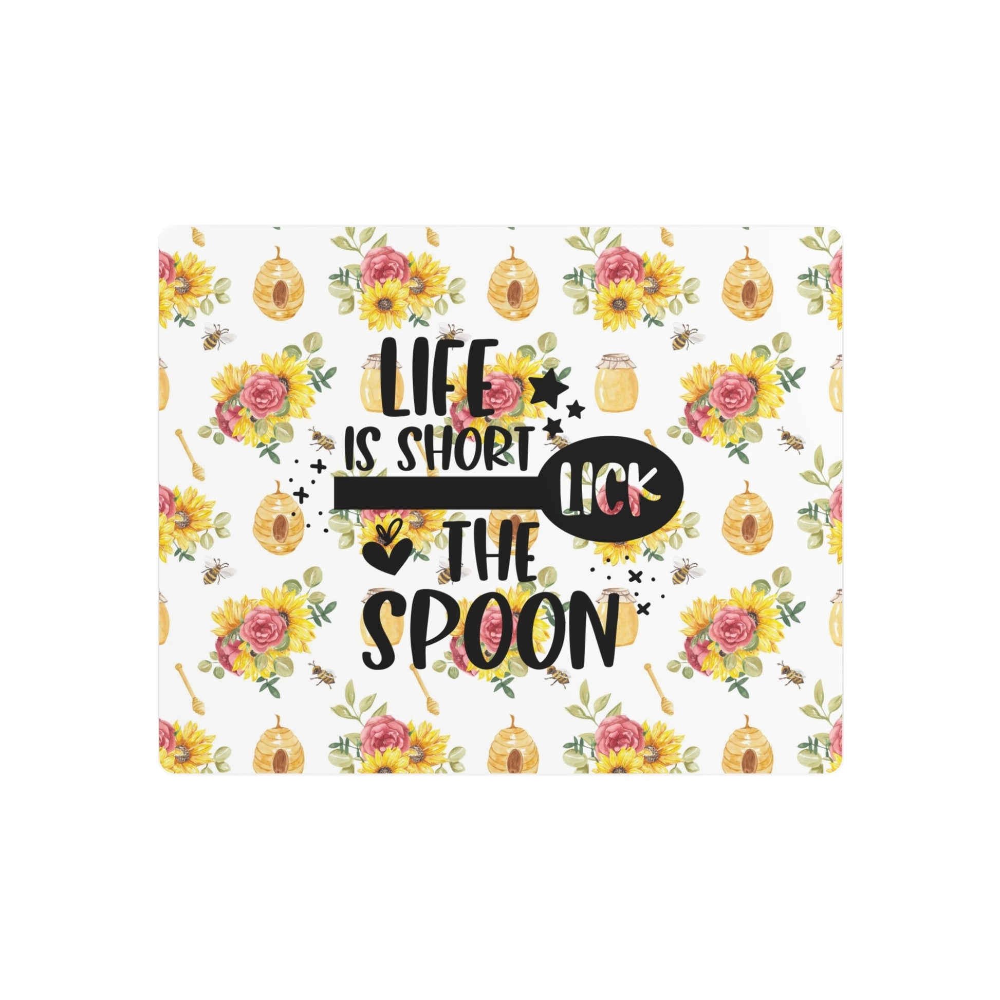 "Life is short" Farmhouse bees Metal Art Sign - Moon & Starr Handcrafted Jewelry && More!