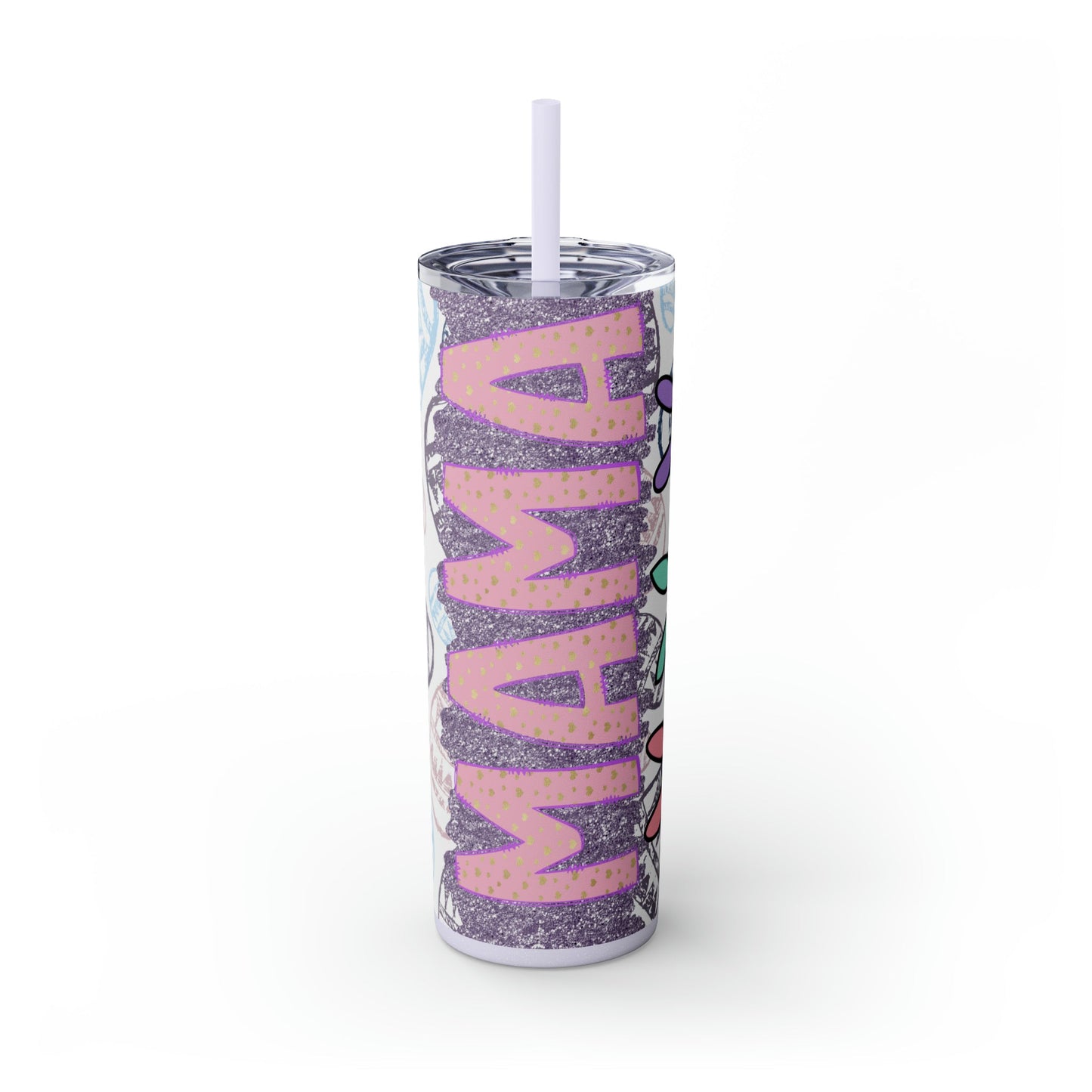 Mama easter Skinny Tumbler with Straw, 20oz - Moon & Starr Handcrafted Jewelry && More!