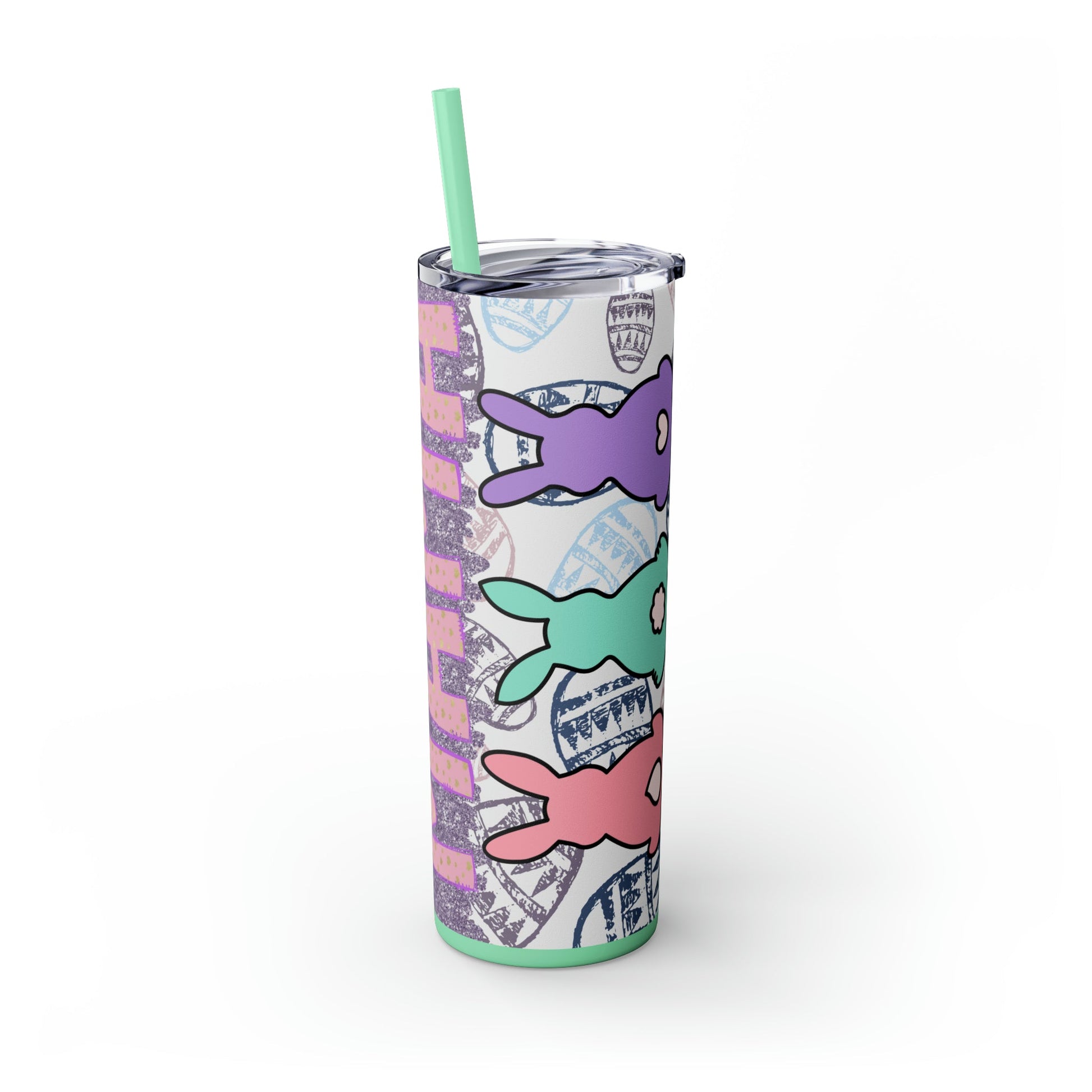 Mama easter Skinny Tumbler with Straw, 20oz - Moon & Starr Handcrafted Jewelry && More!