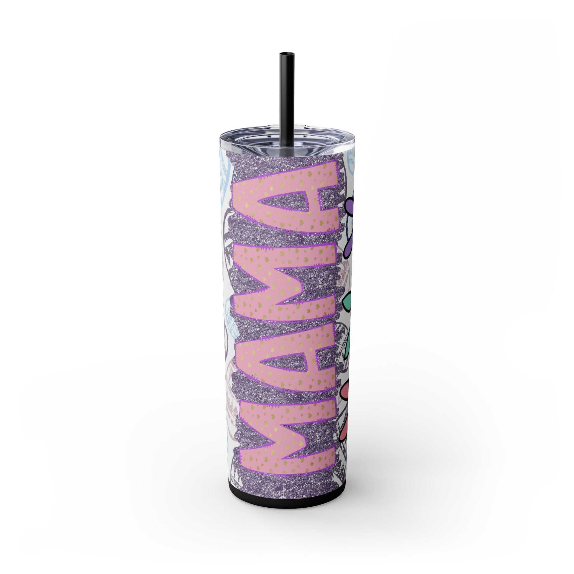 Mama easter Skinny Tumbler with Straw, 20oz - Moon & Starr Handcrafted Jewelry && More!