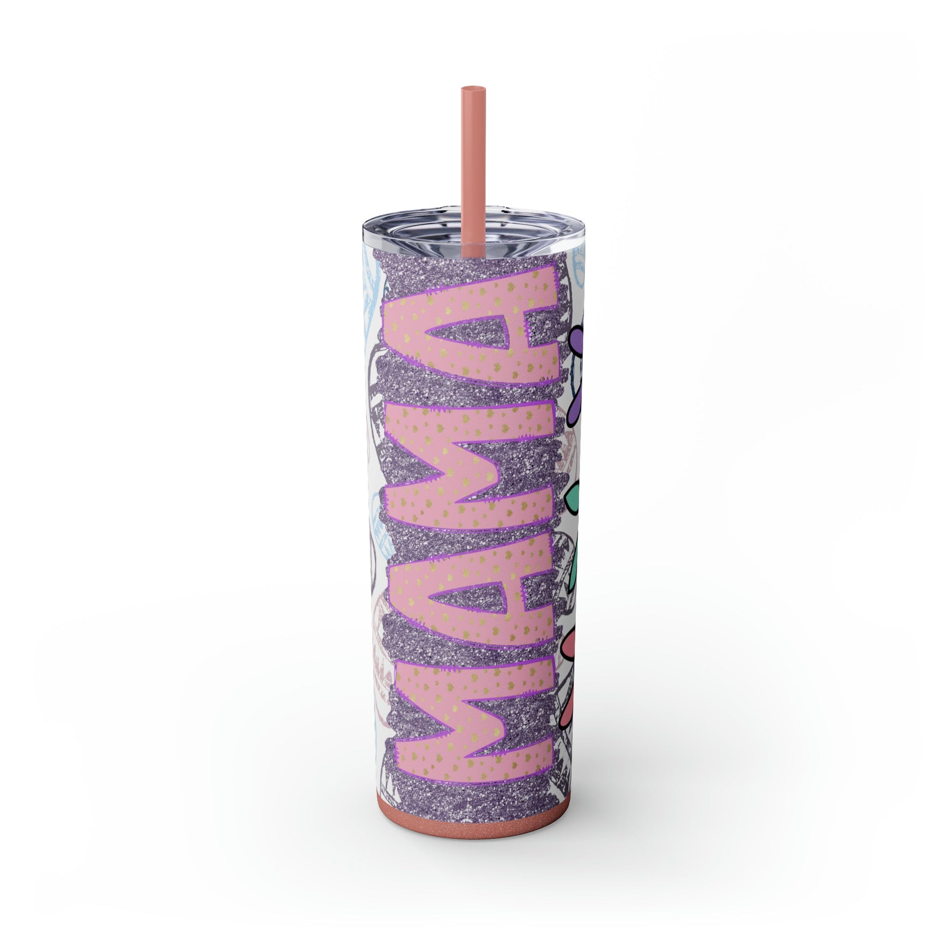 Mama easter Skinny Tumbler with Straw, 20oz - Moon & Starr Handcrafted Jewelry && More!