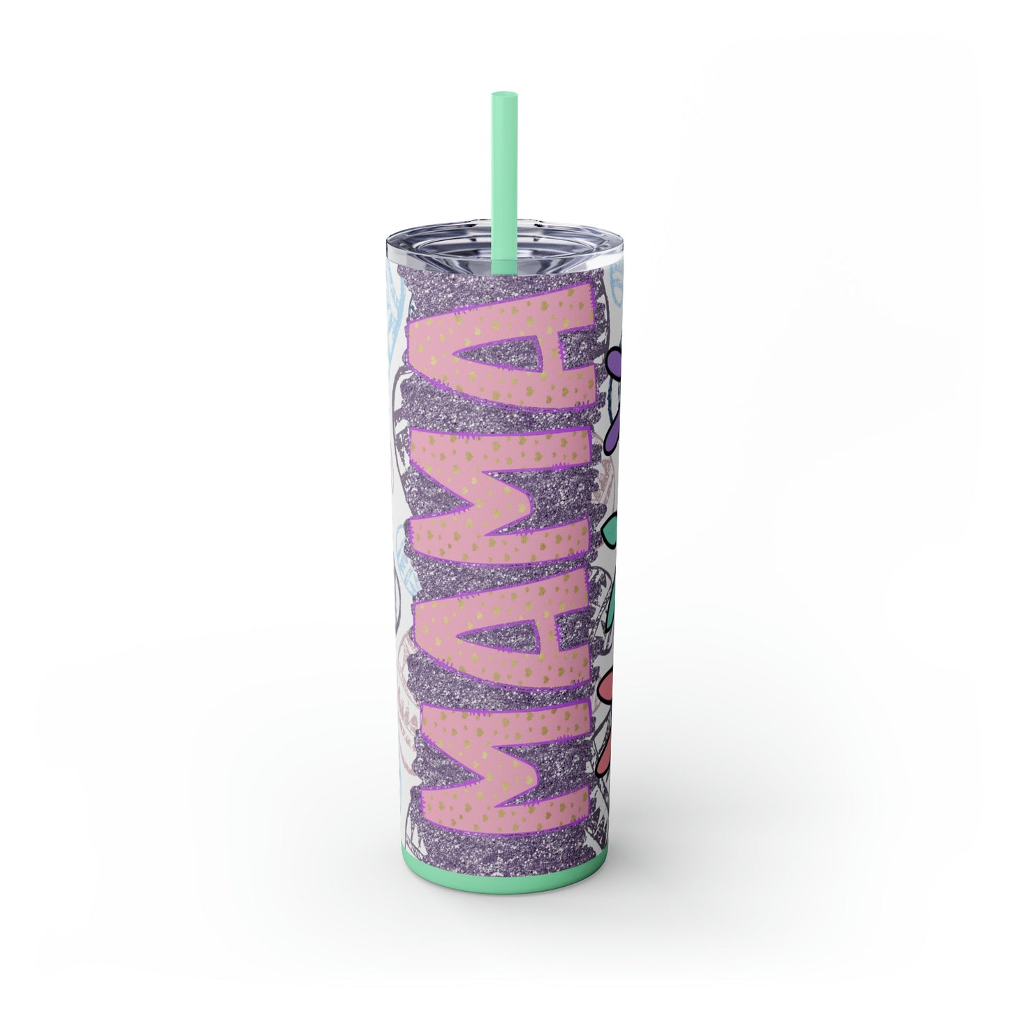 Mama easter Skinny Tumbler with Straw, 20oz - Moon & Starr Handcrafted Jewelry && More!