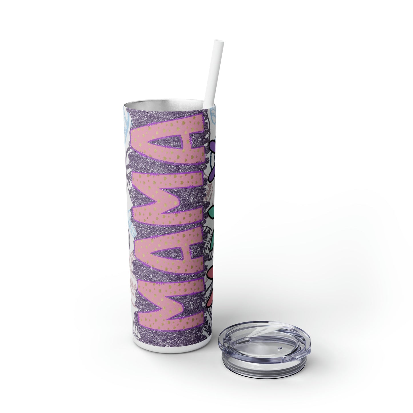 Mama easter Skinny Tumbler with Straw, 20oz - Moon & Starr Handcrafted Jewelry && More!