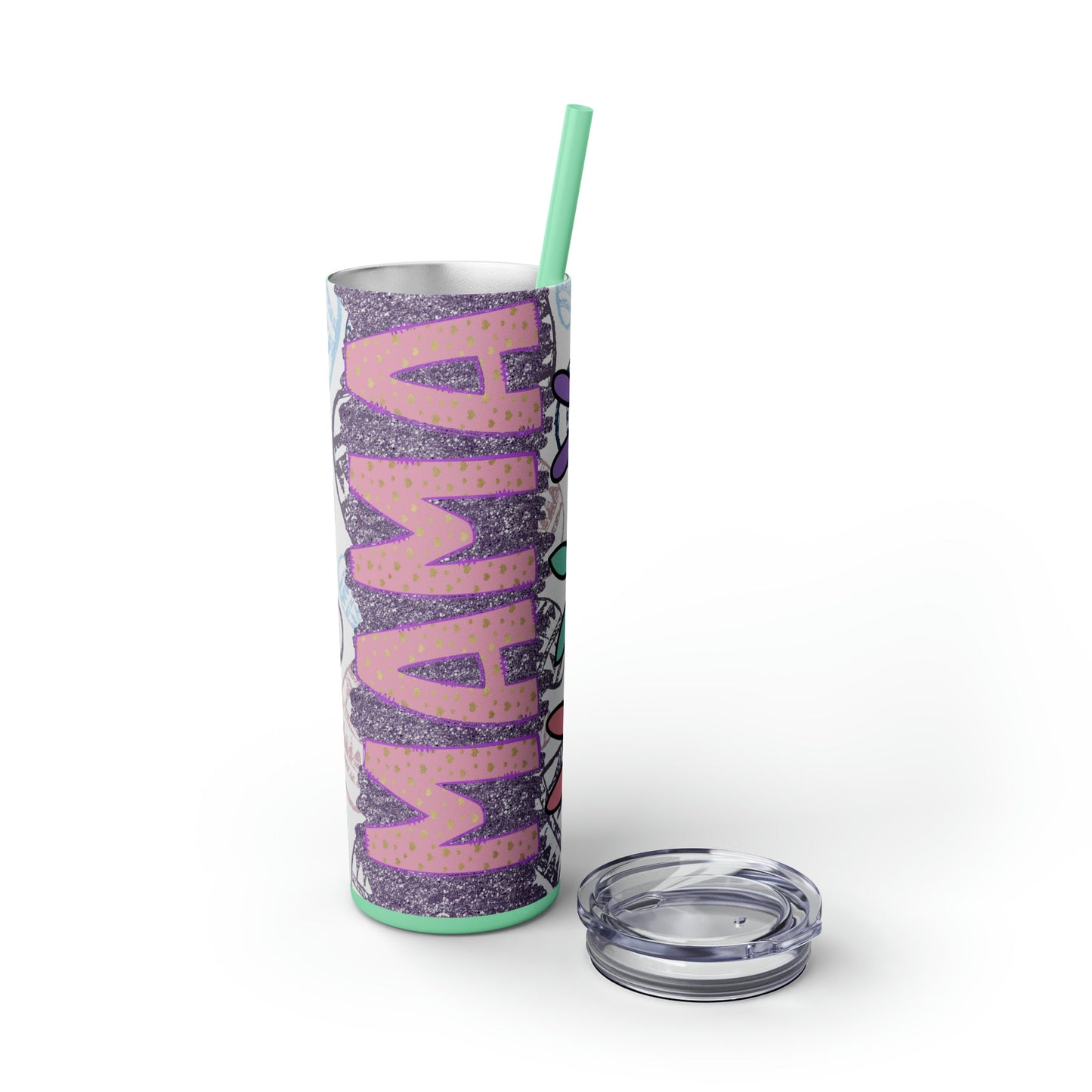 Mama easter Skinny Tumbler with Straw, 20oz - Moon & Starr Handcrafted Jewelry && More!