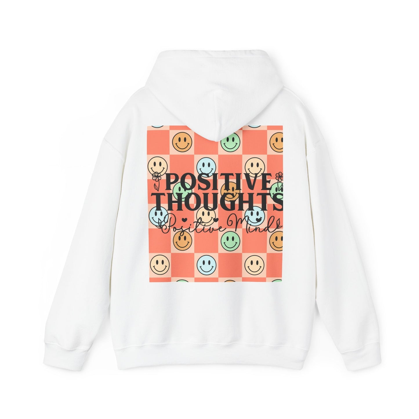 "Positive Thoughts" Unisex Heavy Blend™ Hooded Sweatshirt - Moon & Starr Handcrafted Jewelry && More!