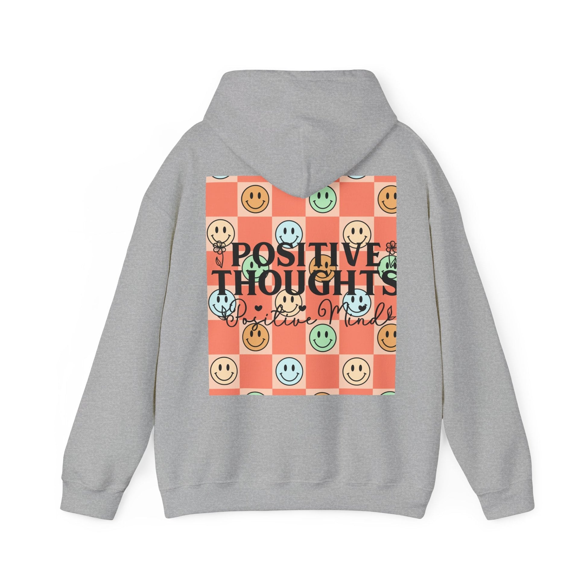 "Positive Thoughts" Unisex Heavy Blend™ Hooded Sweatshirt - Moon & Starr Handcrafted Jewelry && More!