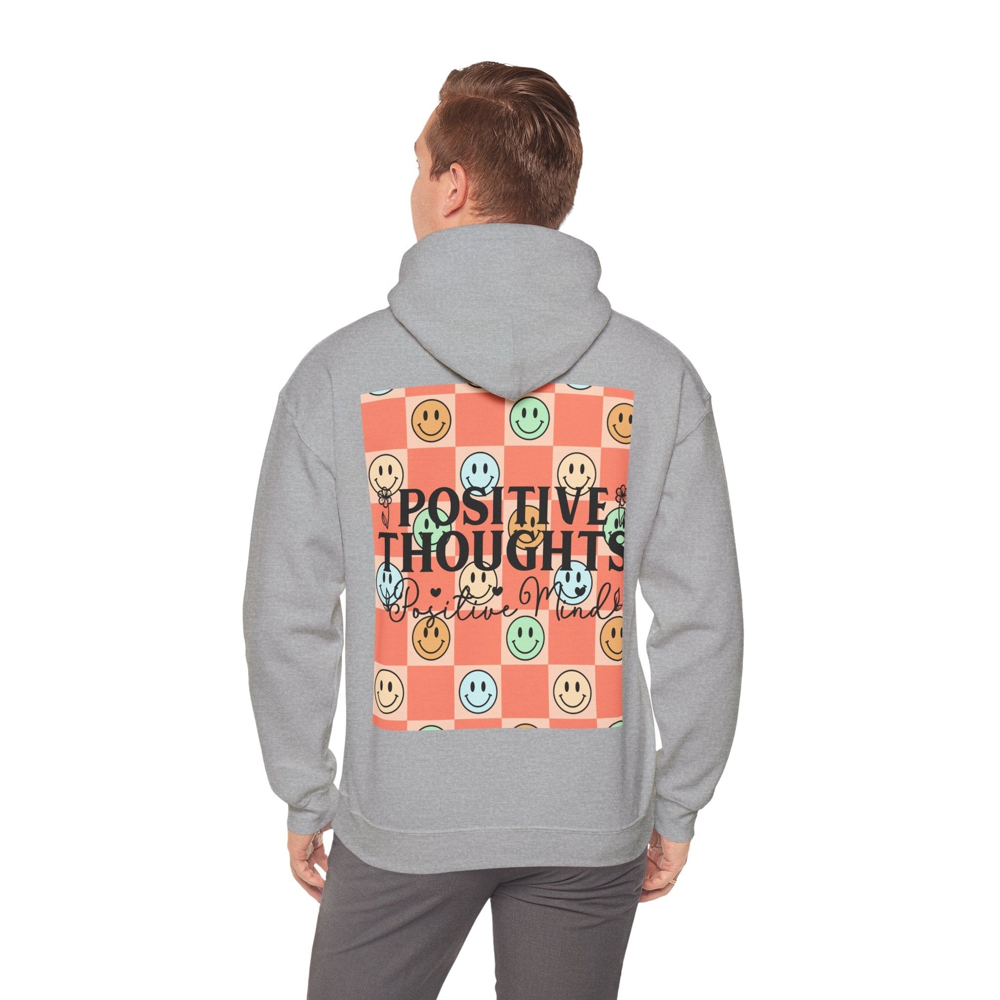 "Positive Thoughts" Unisex Heavy Blend™ Hooded Sweatshirt - Moon & Starr Handcrafted Jewelry && More!