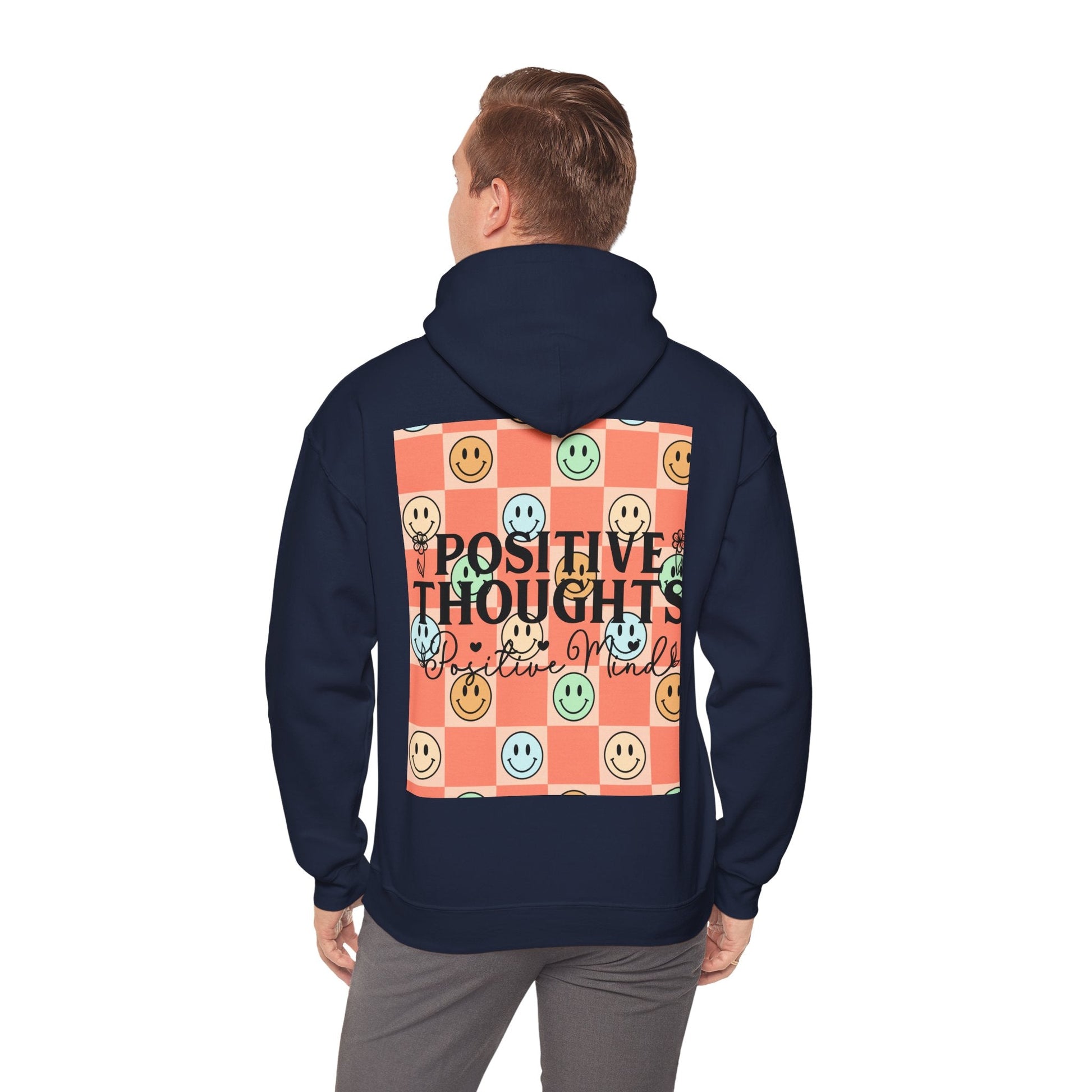 "Positive Thoughts" Unisex Heavy Blend™ Hooded Sweatshirt - Moon & Starr Handcrafted Jewelry && More!