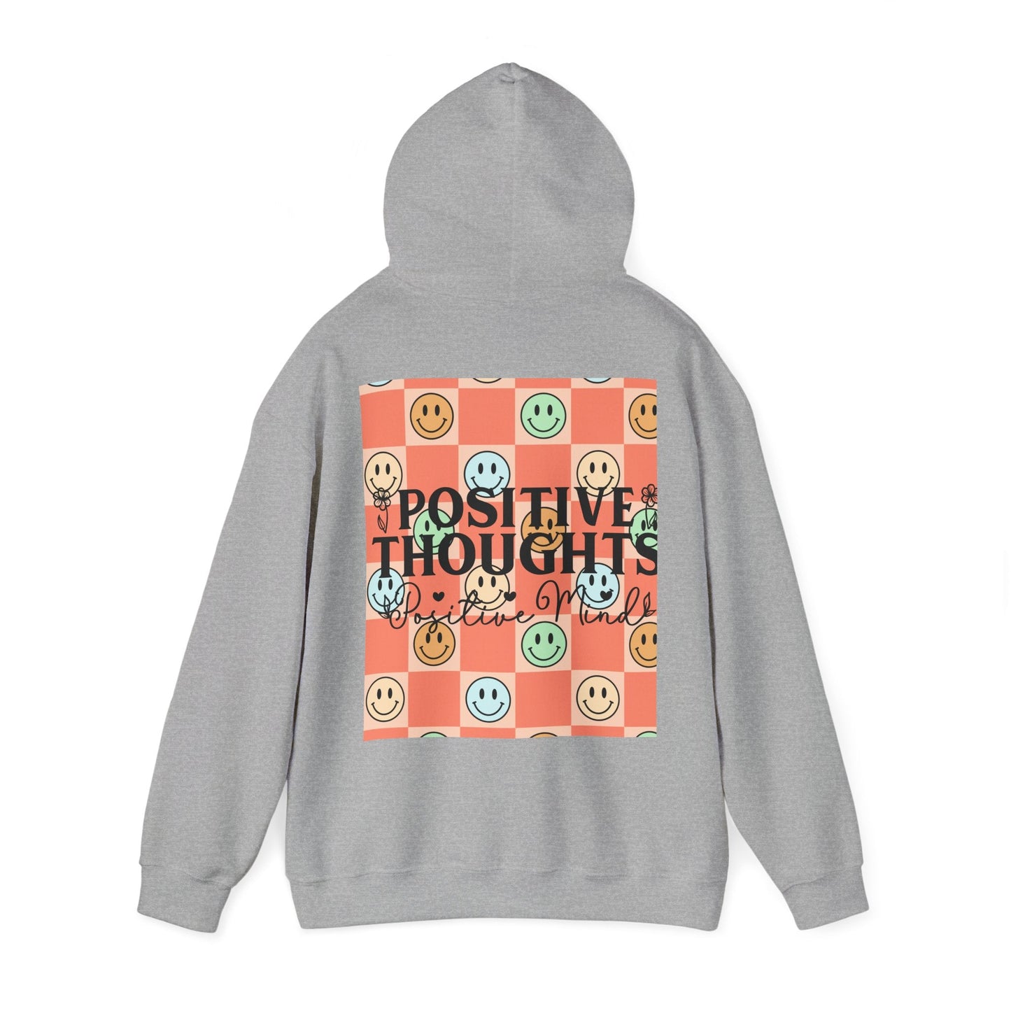 "Positive Thoughts" Unisex Heavy Blend™ Hooded Sweatshirt - Moon & Starr Handcrafted Jewelry && More!