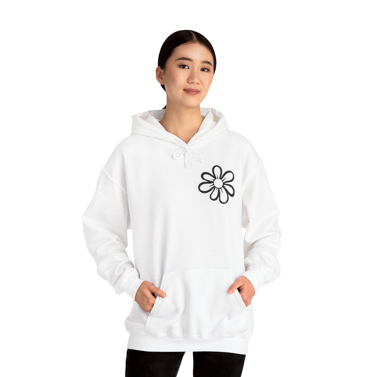 "Positive Thoughts" Unisex Heavy Blend™ Hooded Sweatshirt - Moon & Starr Handcrafted Jewelry && More!