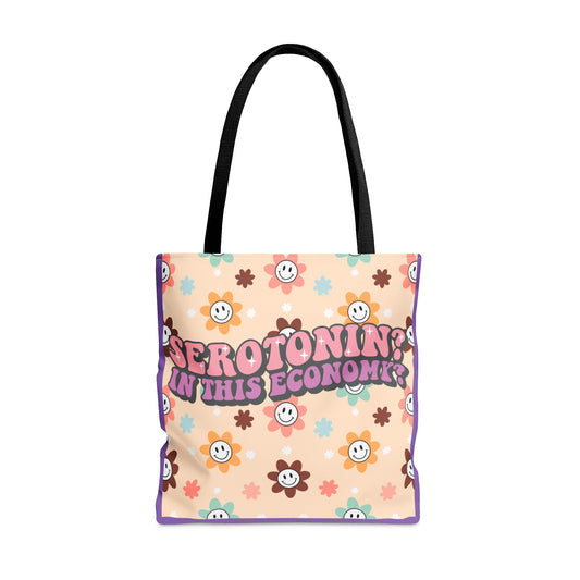 "Serotonin" Tote Bag (AOP) - Moon & Starr Handcrafted Jewelry && More!