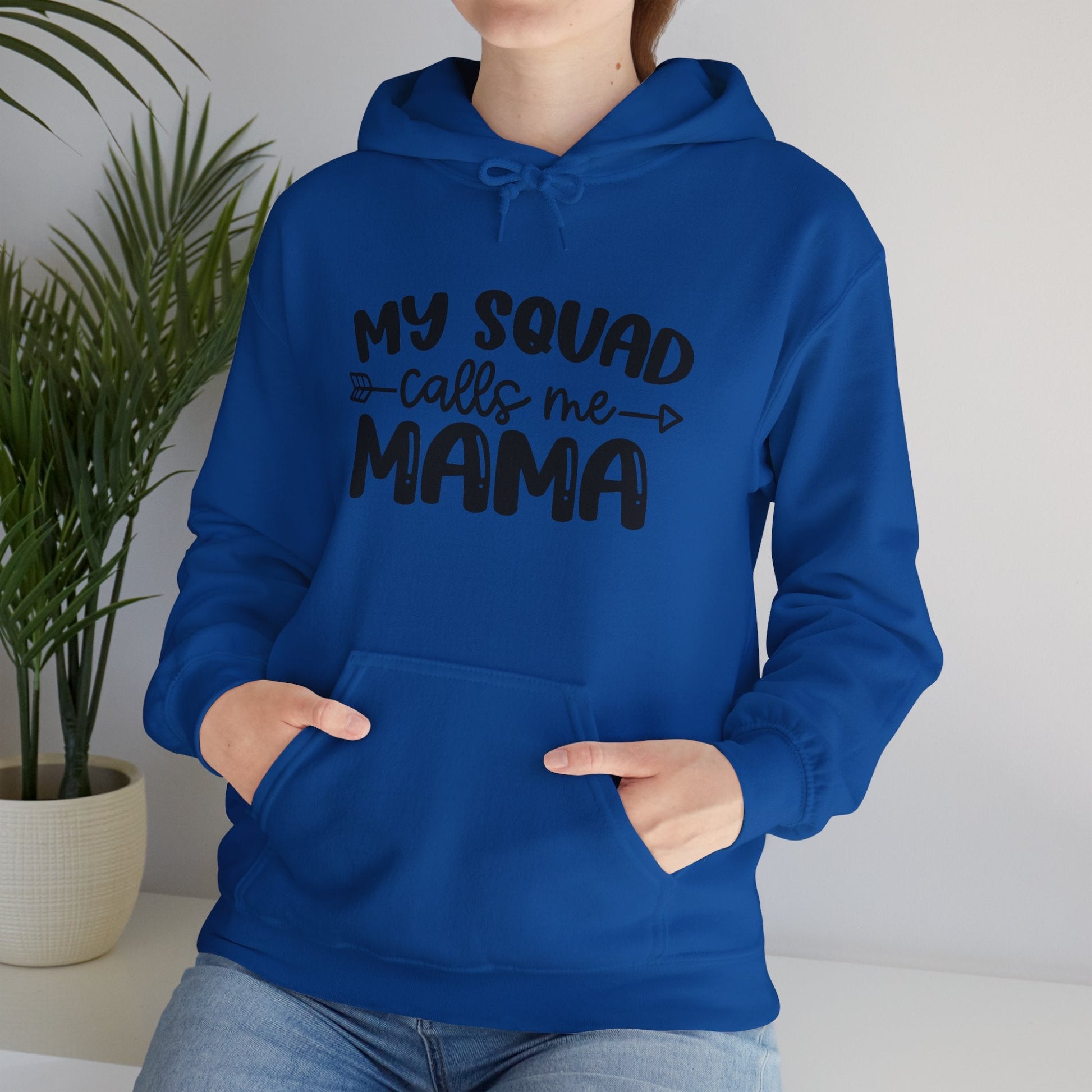 "Squad Mama" Unisex Heavy Blend™ Hooded Sweatshirt - Moon & Starr Handcrafted Jewelry && More!