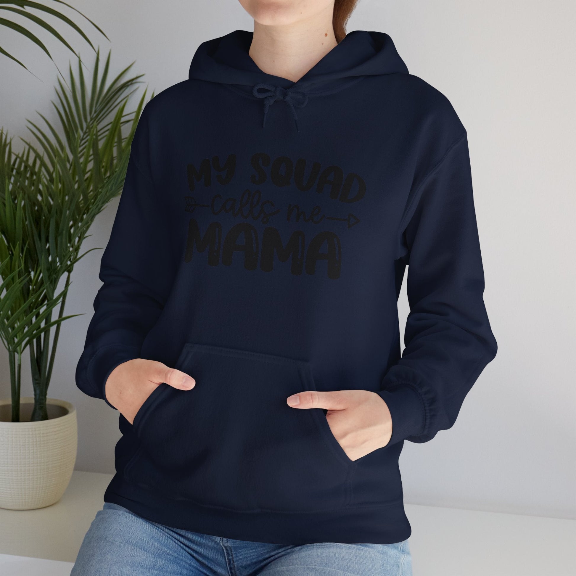 "Squad Mama" Unisex Heavy Blend™ Hooded Sweatshirt - Moon & Starr Handcrafted Jewelry && More!