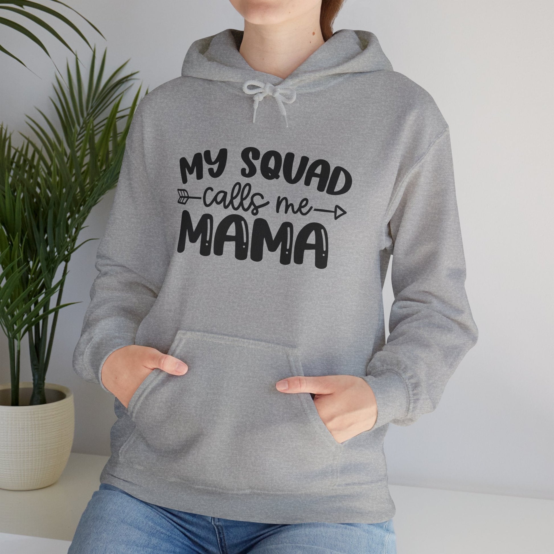 "Squad Mama" Unisex Heavy Blend™ Hooded Sweatshirt - Moon & Starr Handcrafted Jewelry && More!